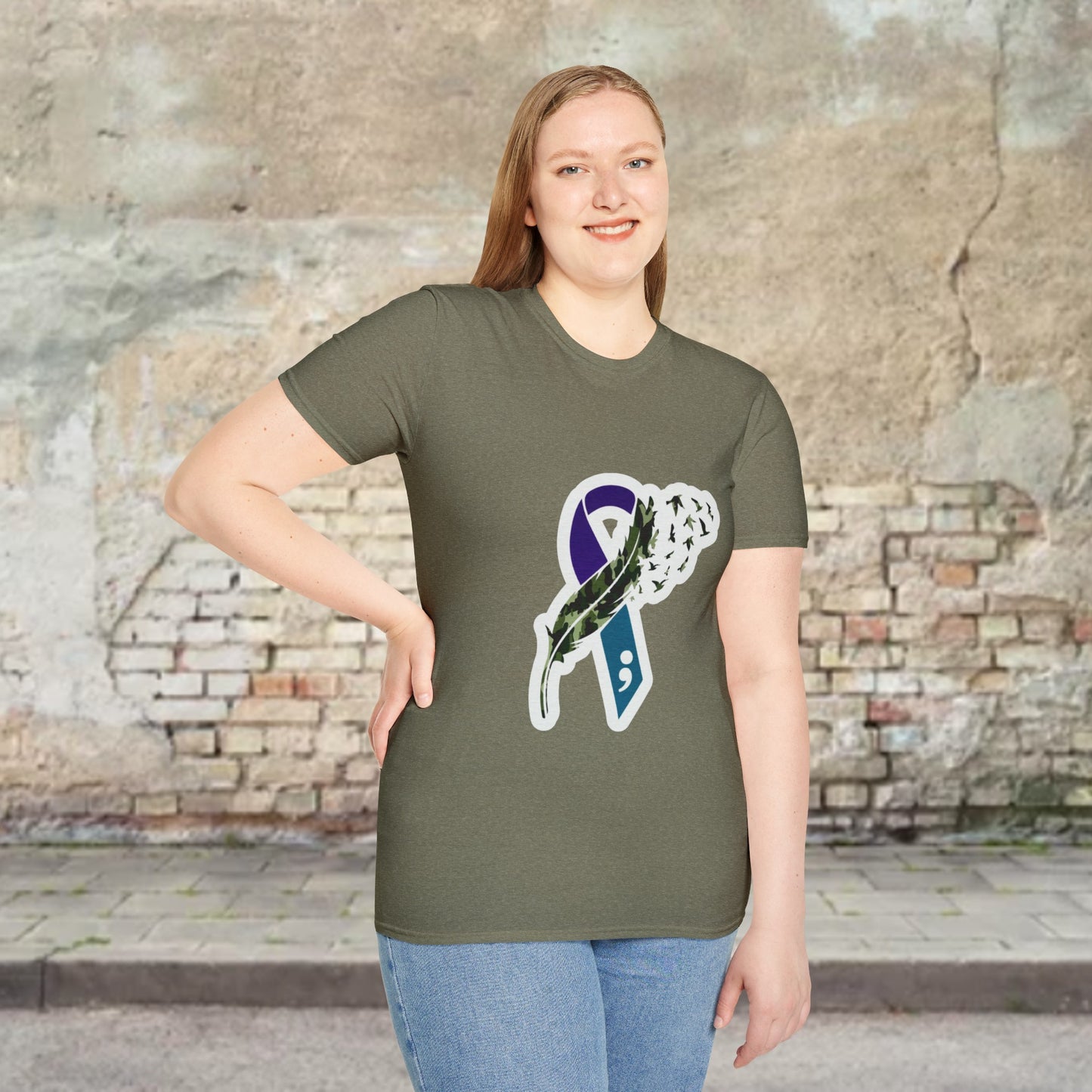 Suicide Awareness Unisex Softstyle T-Shirt (women)