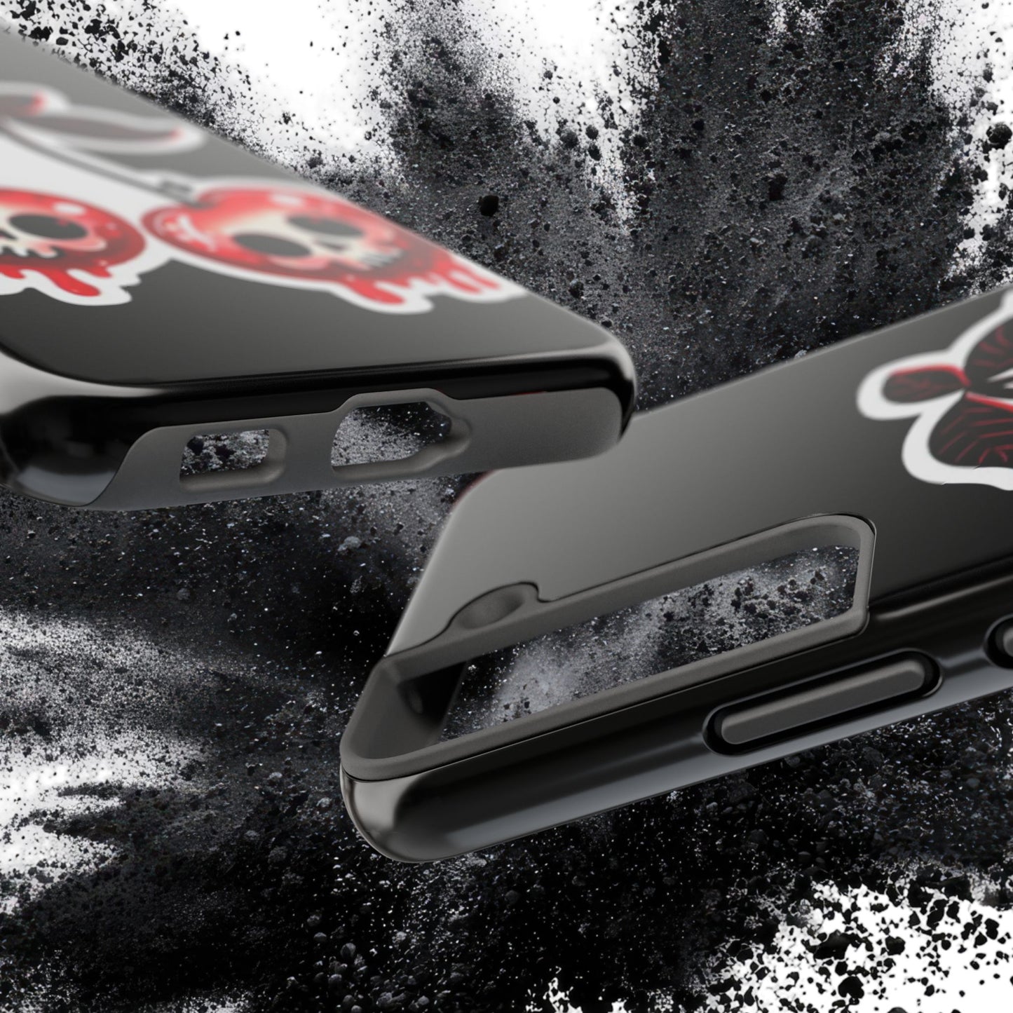Tough Phone Case — Dripping Skull Cherries Graphic