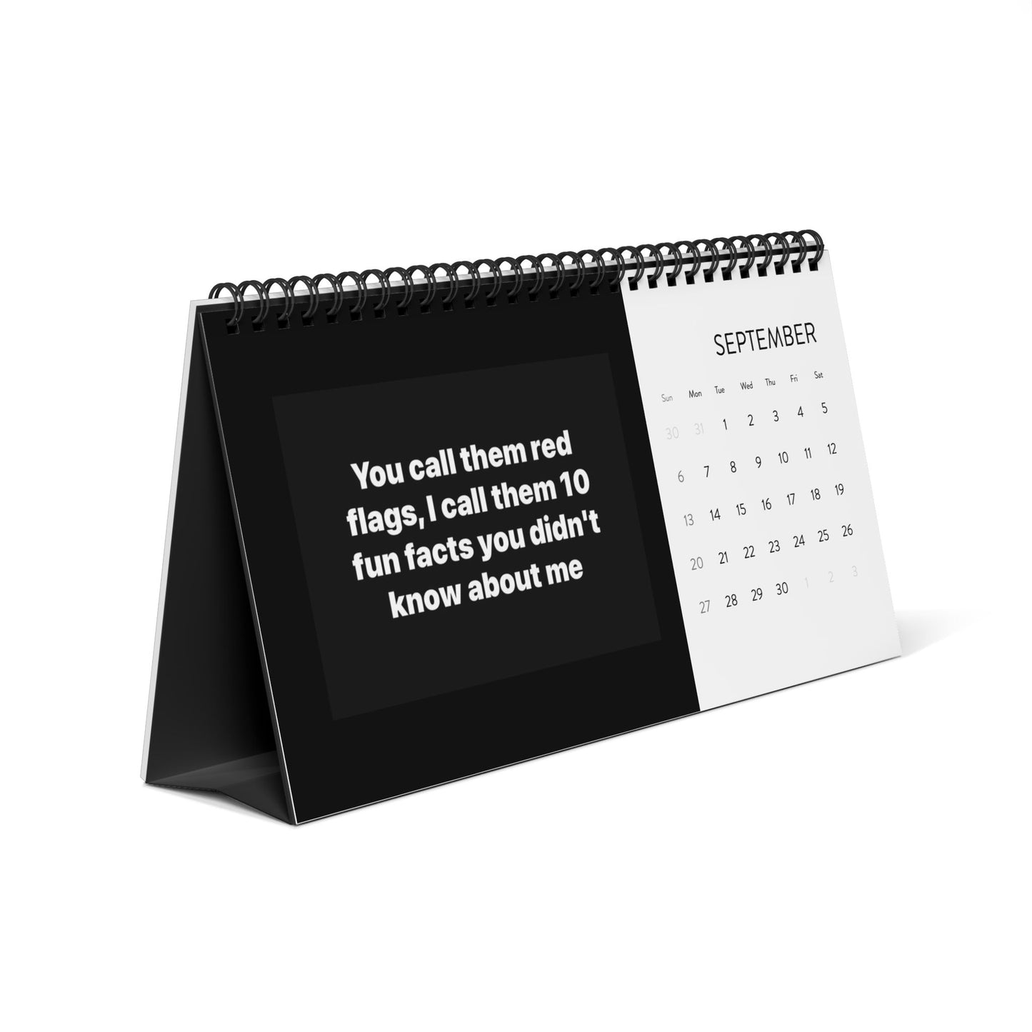 Funny quotes from rehab Desk Calendar 2026 — Humorous Quote Desktop Calendar