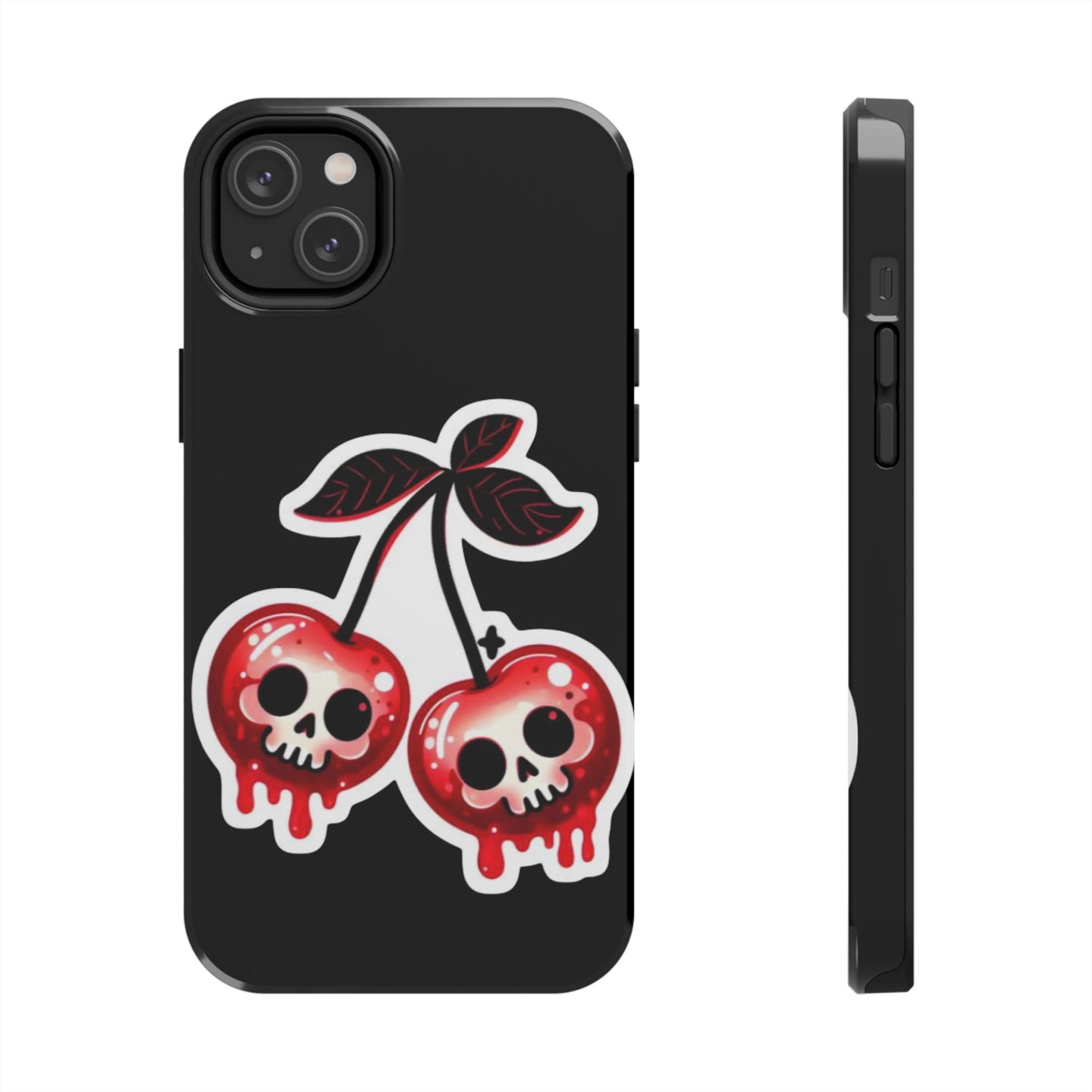 Tough Phone Case — Dripping Skull Cherries Graphic