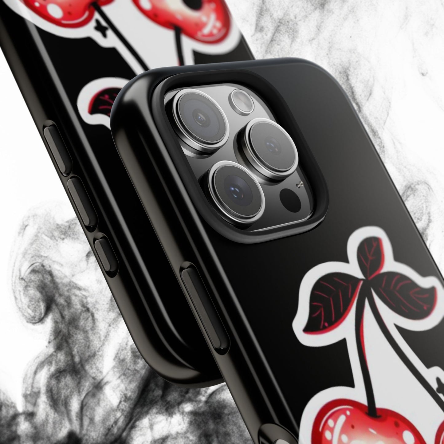 Tough Phone Case — Dripping Skull Cherries Graphic