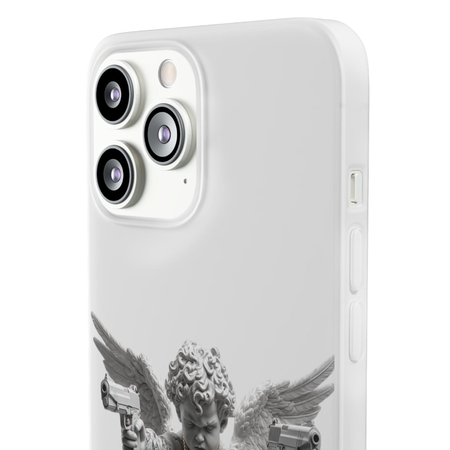 Cherub with Guns Phone Case — Edgy Angel iPhone Case