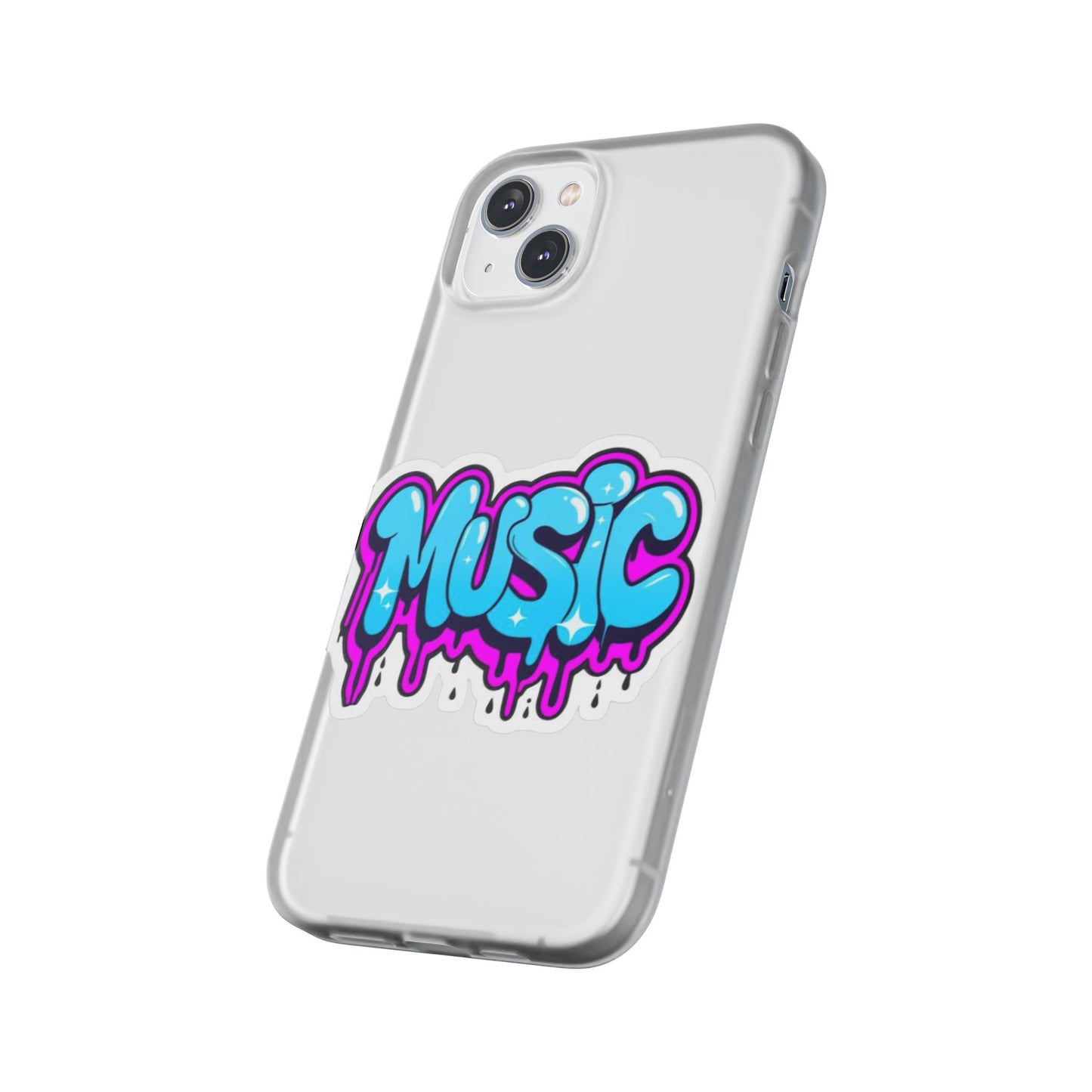 Music Graffiti Phone Case — Trendy Flexible Protective Cover