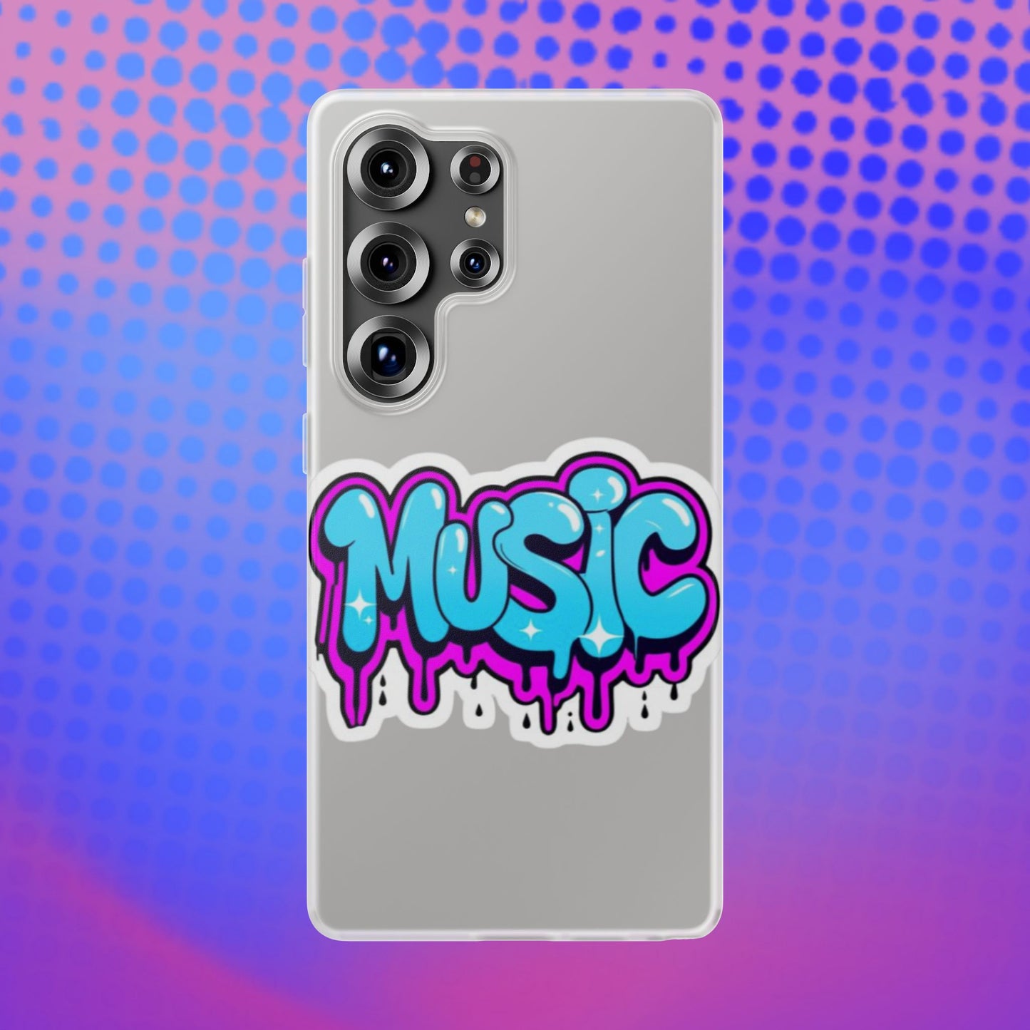 Music Graffiti Phone Case — Trendy Flexible Protective Cover