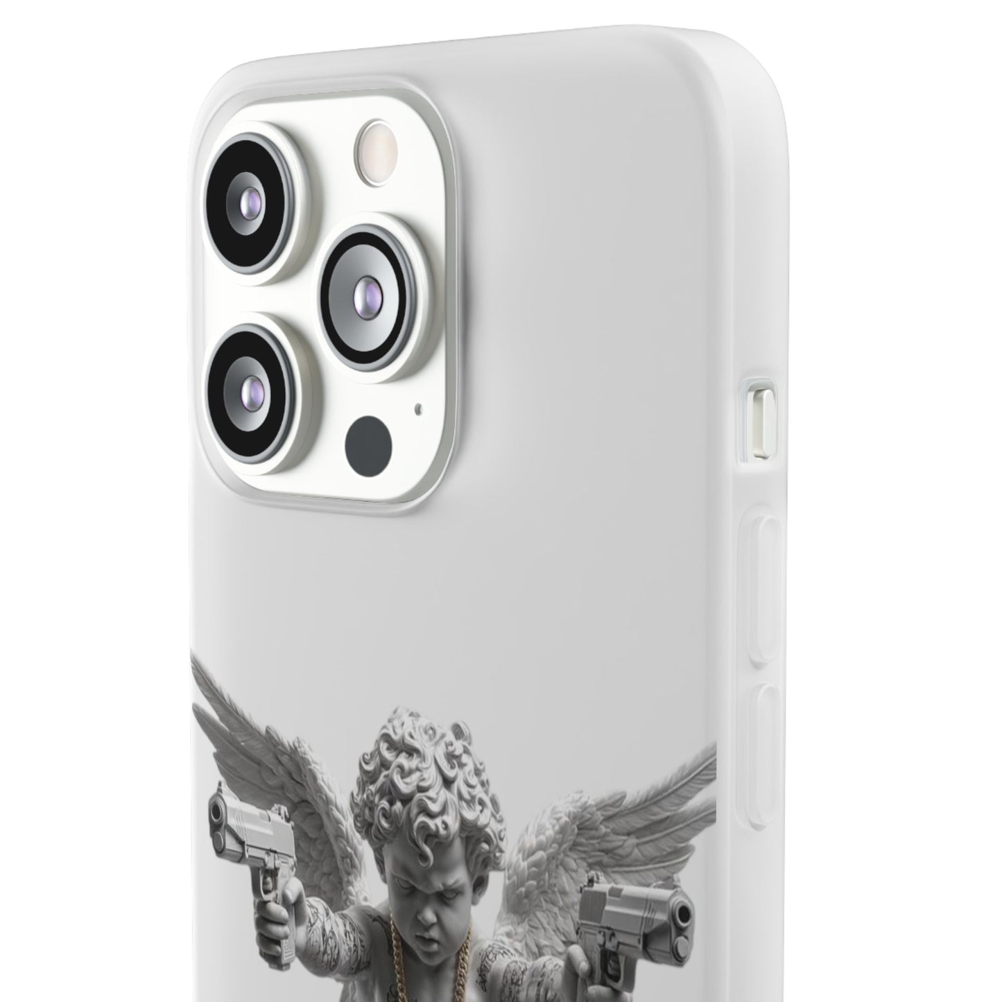 Cherub with Guns Phone Case — Edgy Angel iPhone Case