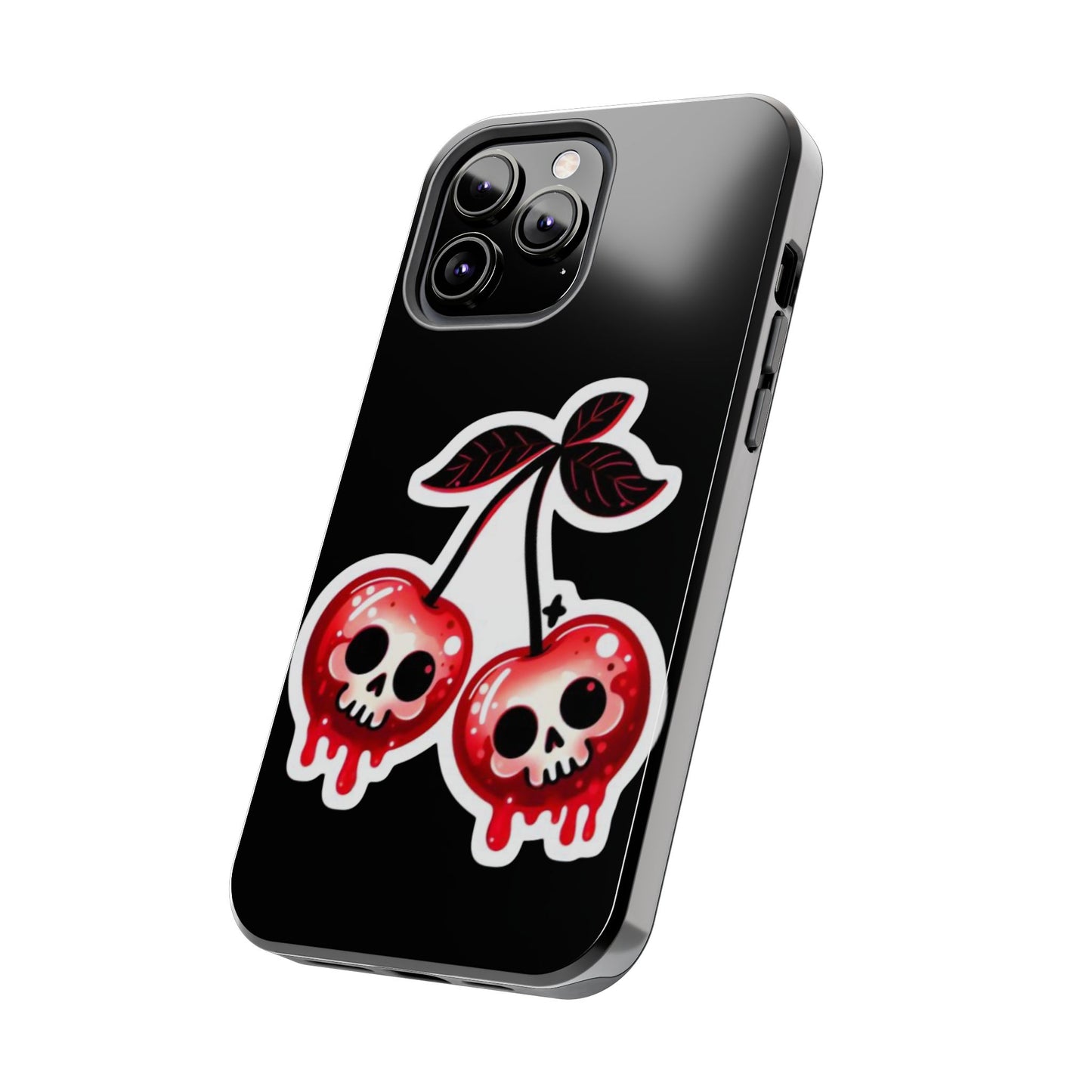 Tough Phone Case — Dripping Skull Cherries Graphic