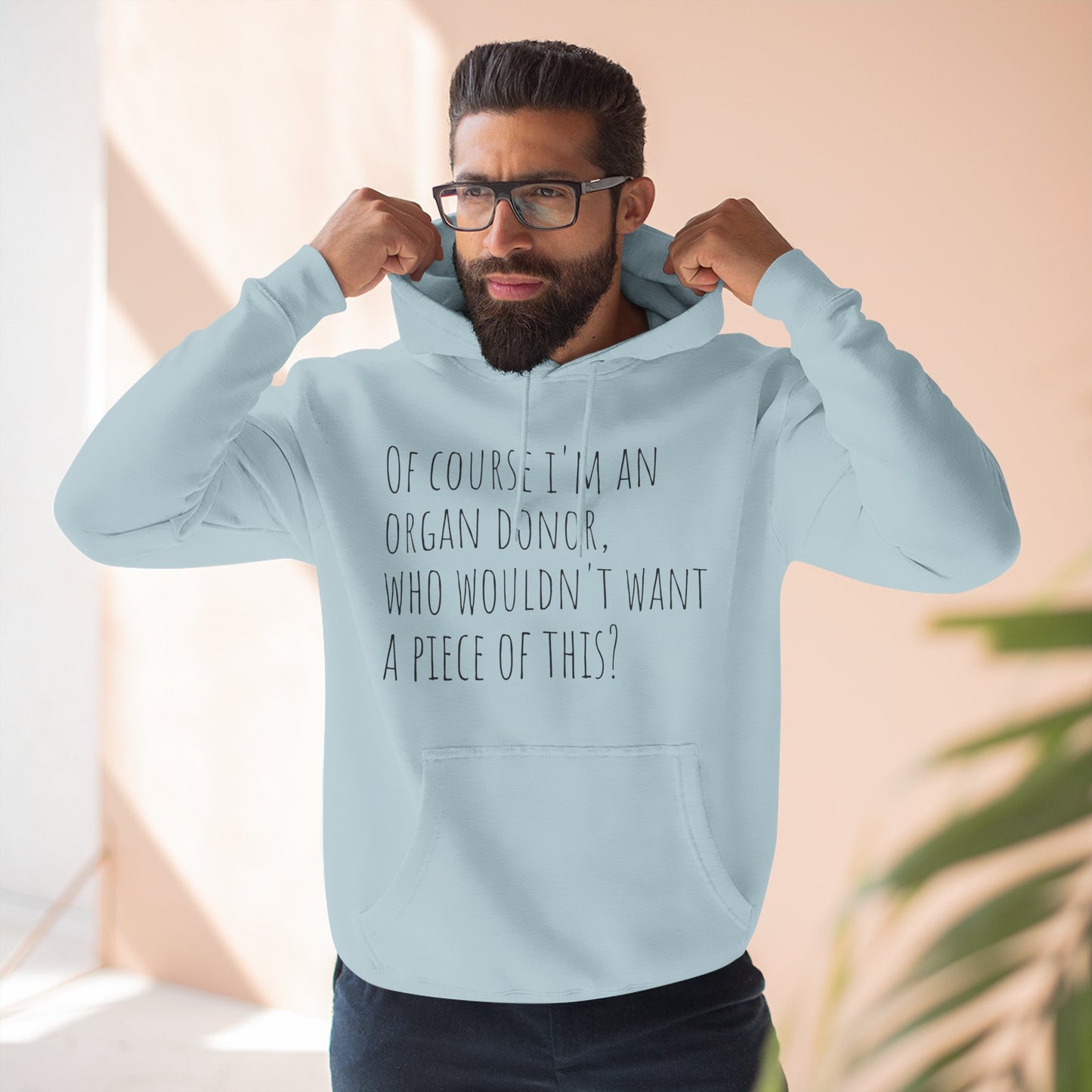 Organ Donor Fleece Hoodie - Funny Gift for Medical Professionals, Casual Wear, Unique Sweatshirt for Fundraisers, Healthcare Apparel