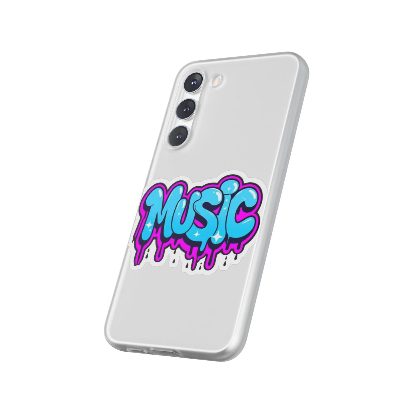 Music Graffiti Phone Case — Trendy Flexible Protective Cover