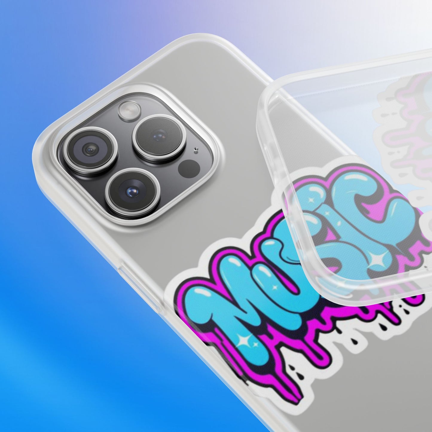 Music Graffiti Phone Case — Trendy Flexible Protective Cover