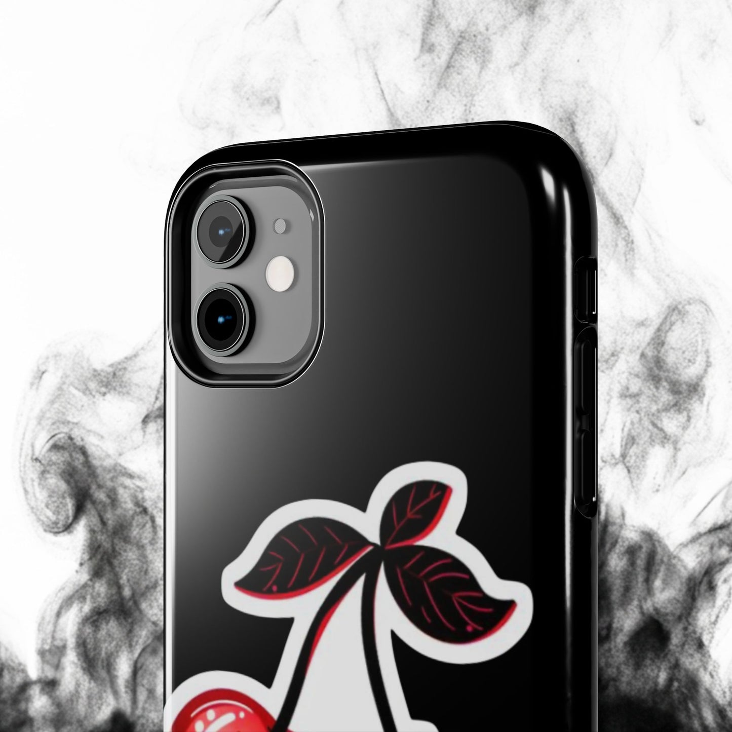 Tough Phone Case — Dripping Skull Cherries Graphic