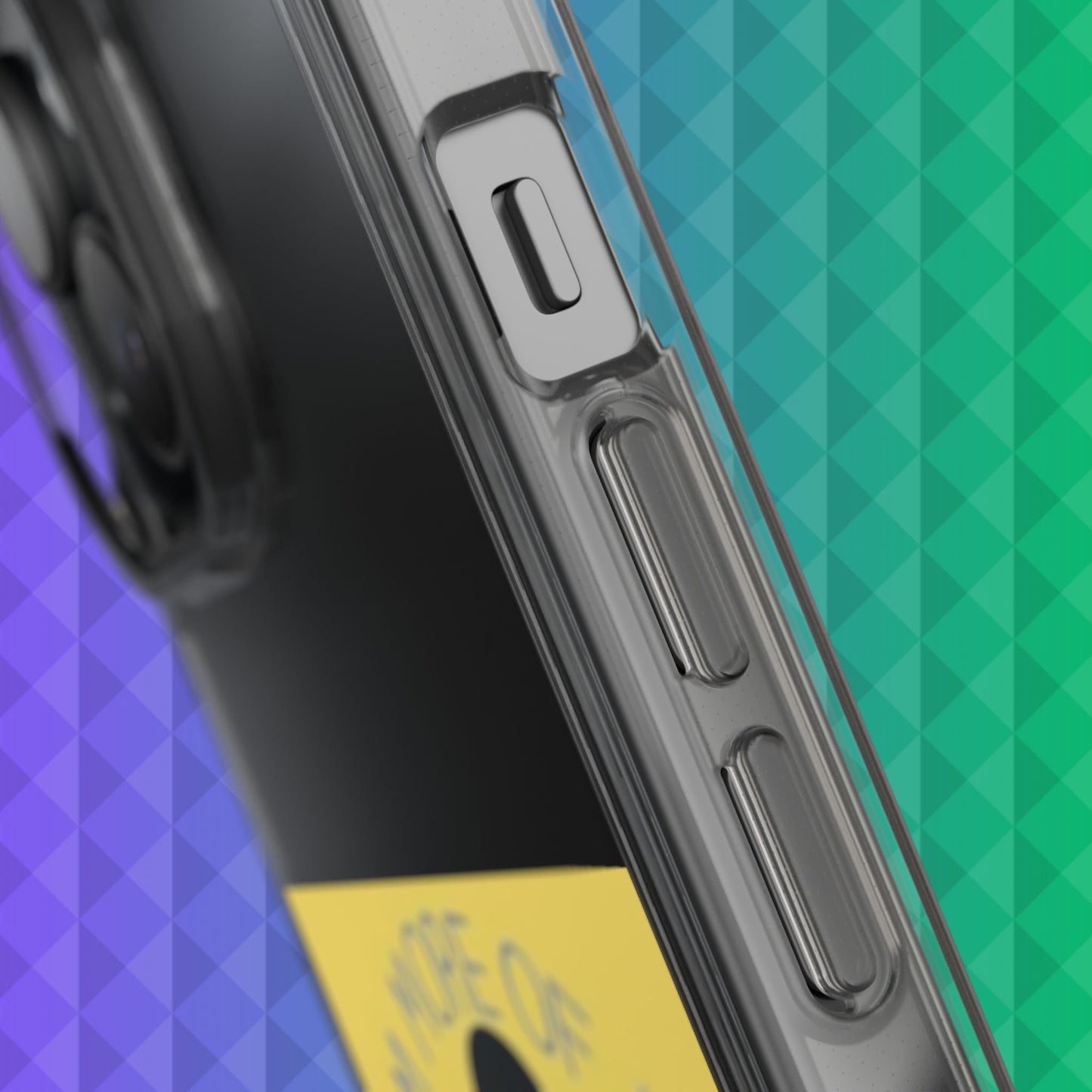 Clear Phone Case — "I'm More of an Indoor Kid" Cartoon Design