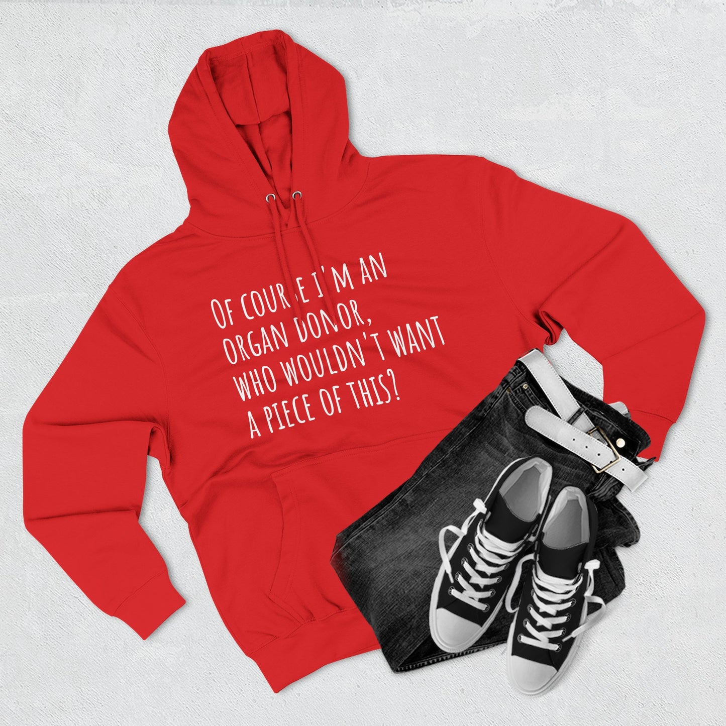 Organ Donor Fleece Hoodie - Funny Gift for Medical Professionals, Casual Wear, Unique Sweatshirt for Fundraisers, Healthcare Apparel
