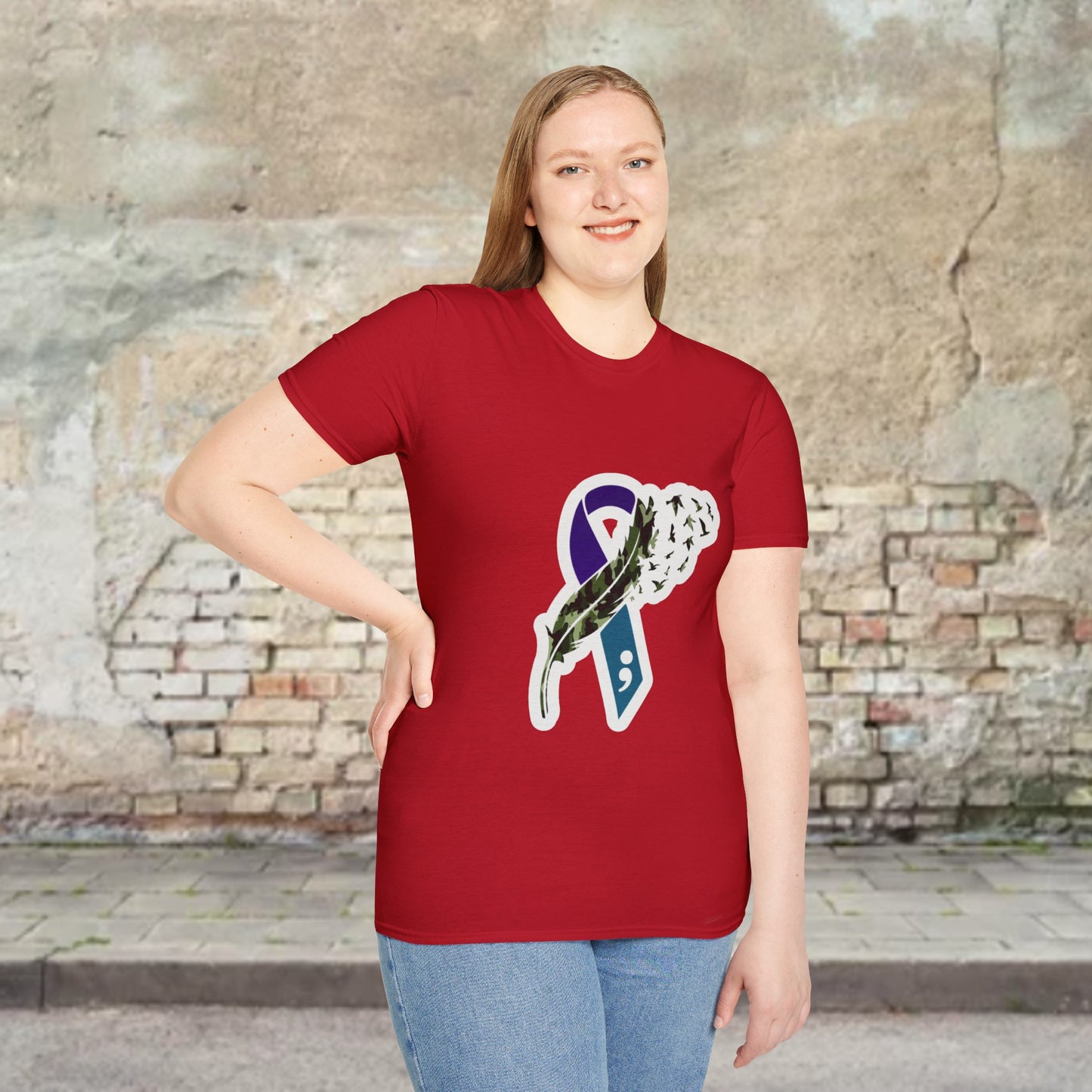 Suicide Awareness Unisex Softstyle T-Shirt (women)