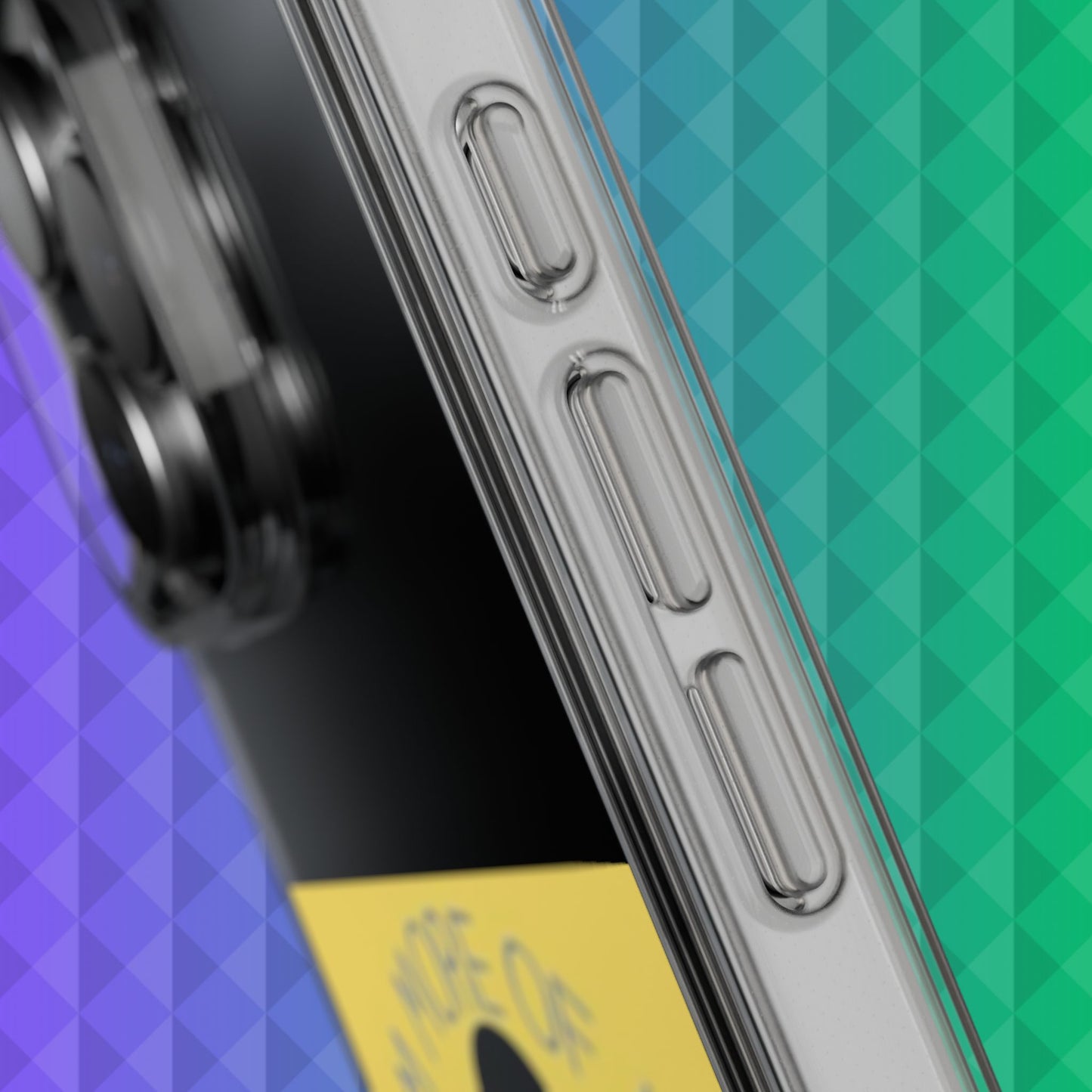 Clear Phone Case — "I'm More of an Indoor Kid" Cartoon Design