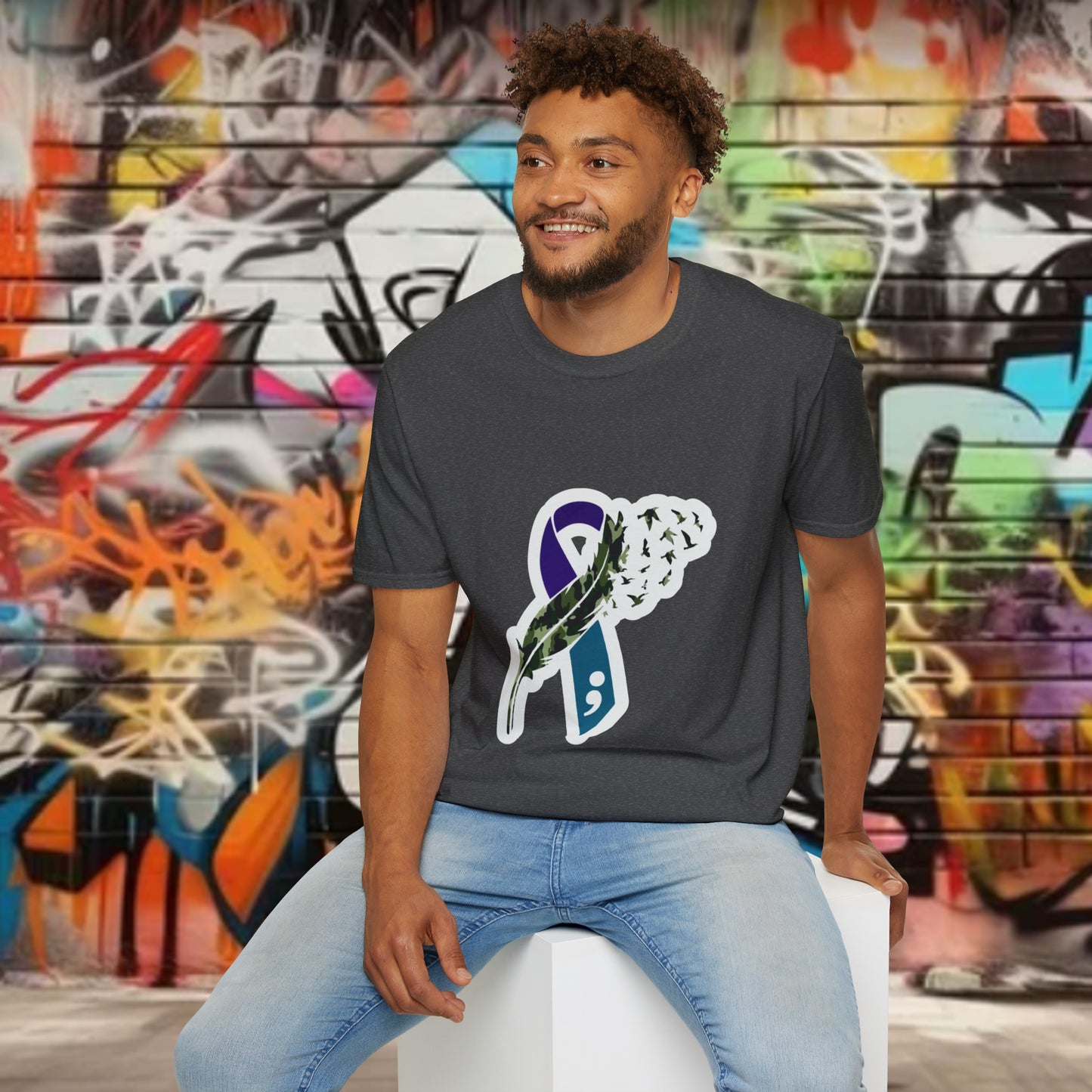 Suicide Awareness Unisex Softstyle T-Shirt (men’s)