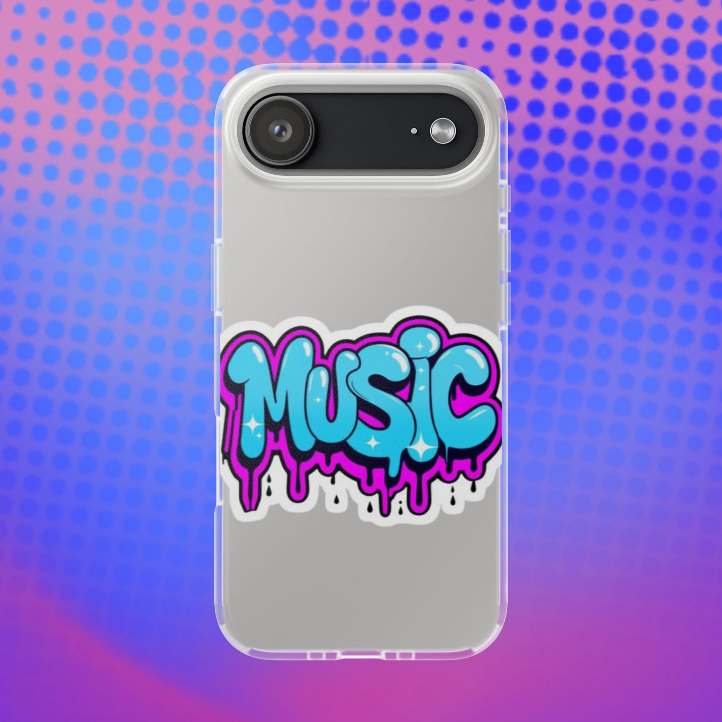 Music Graffiti Phone Case — Trendy Flexible Protective Cover