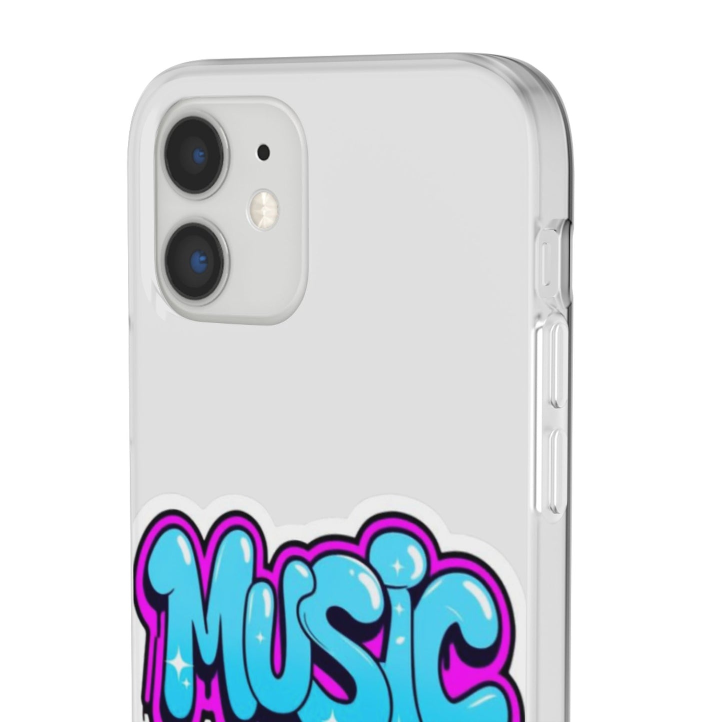 Music Graffiti Phone Case — Trendy Flexible Protective Cover