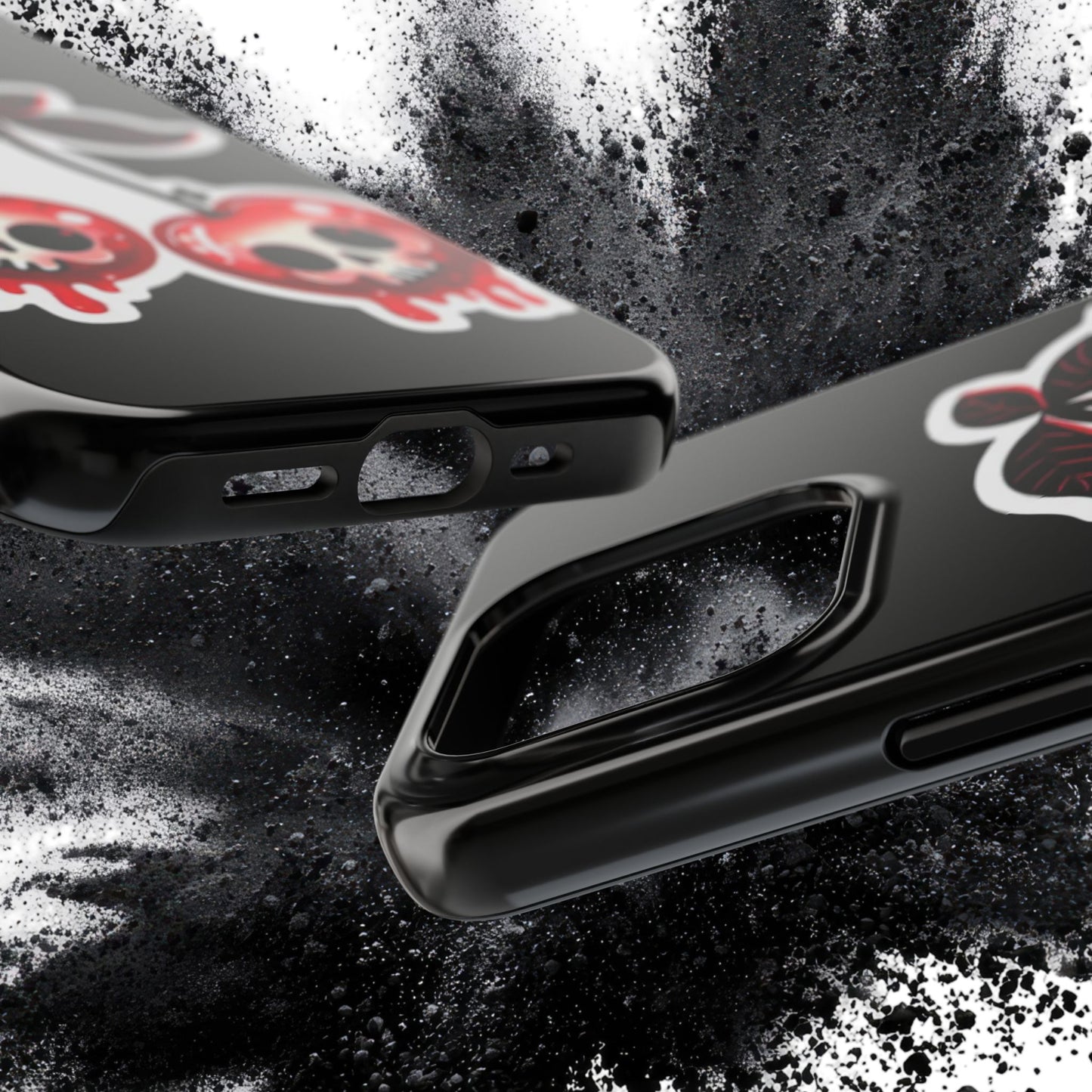 Tough Phone Case — Dripping Skull Cherries Graphic