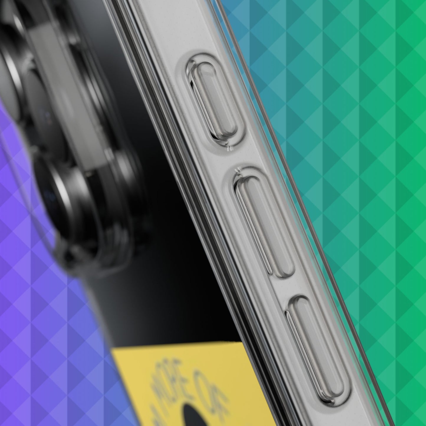 Clear Phone Case — "I'm More of an Indoor Kid" Cartoon Design