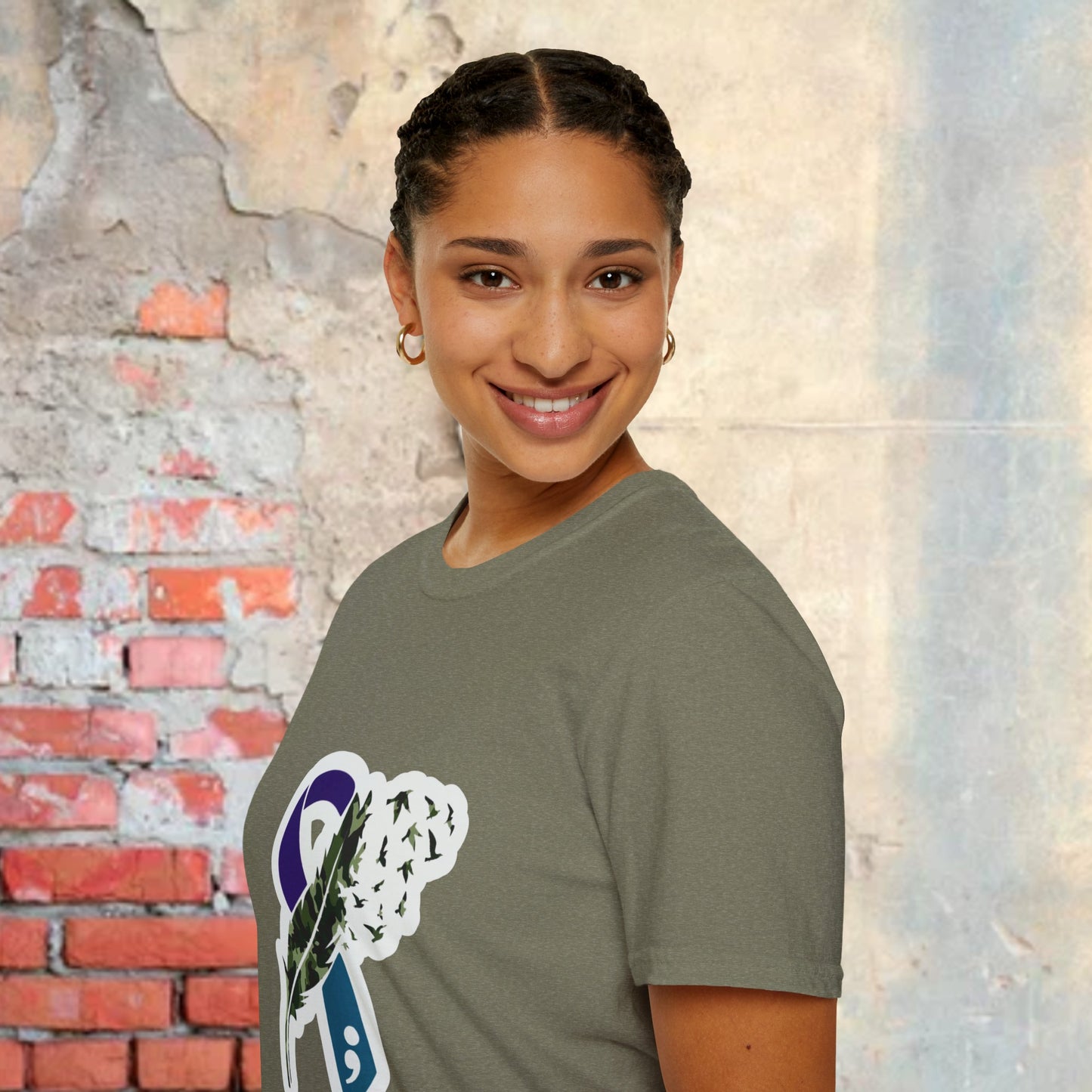 Suicide Awareness Unisex Softstyle T-Shirt (women)