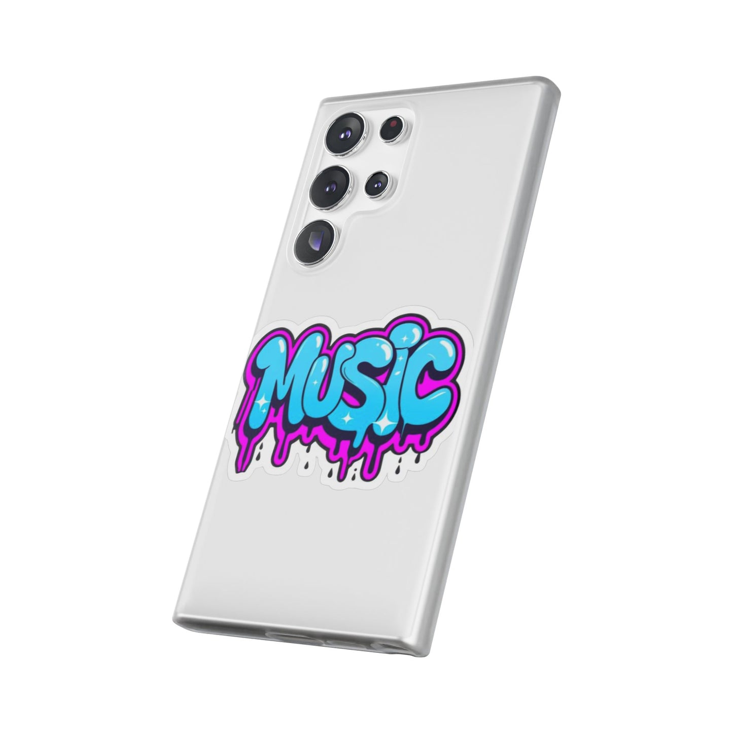 Music Graffiti Phone Case — Trendy Flexible Protective Cover
