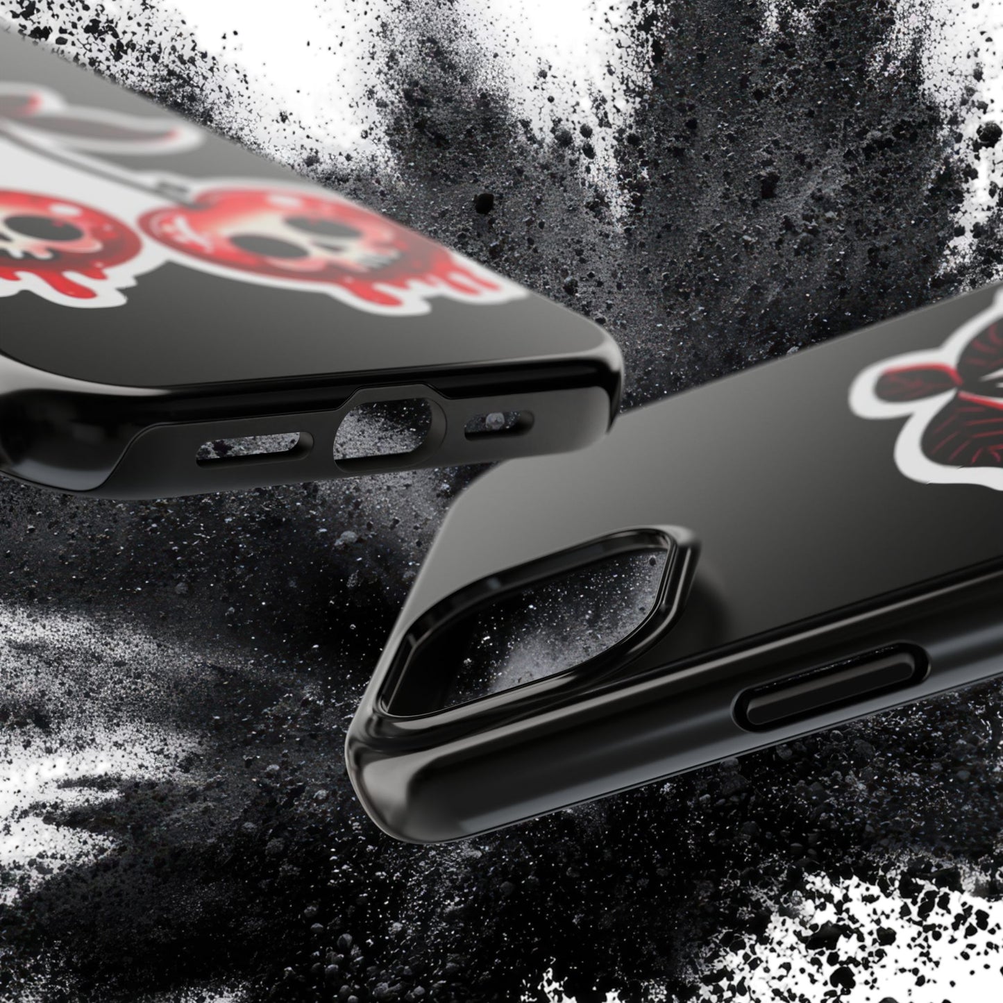 Tough Phone Case — Dripping Skull Cherries Graphic