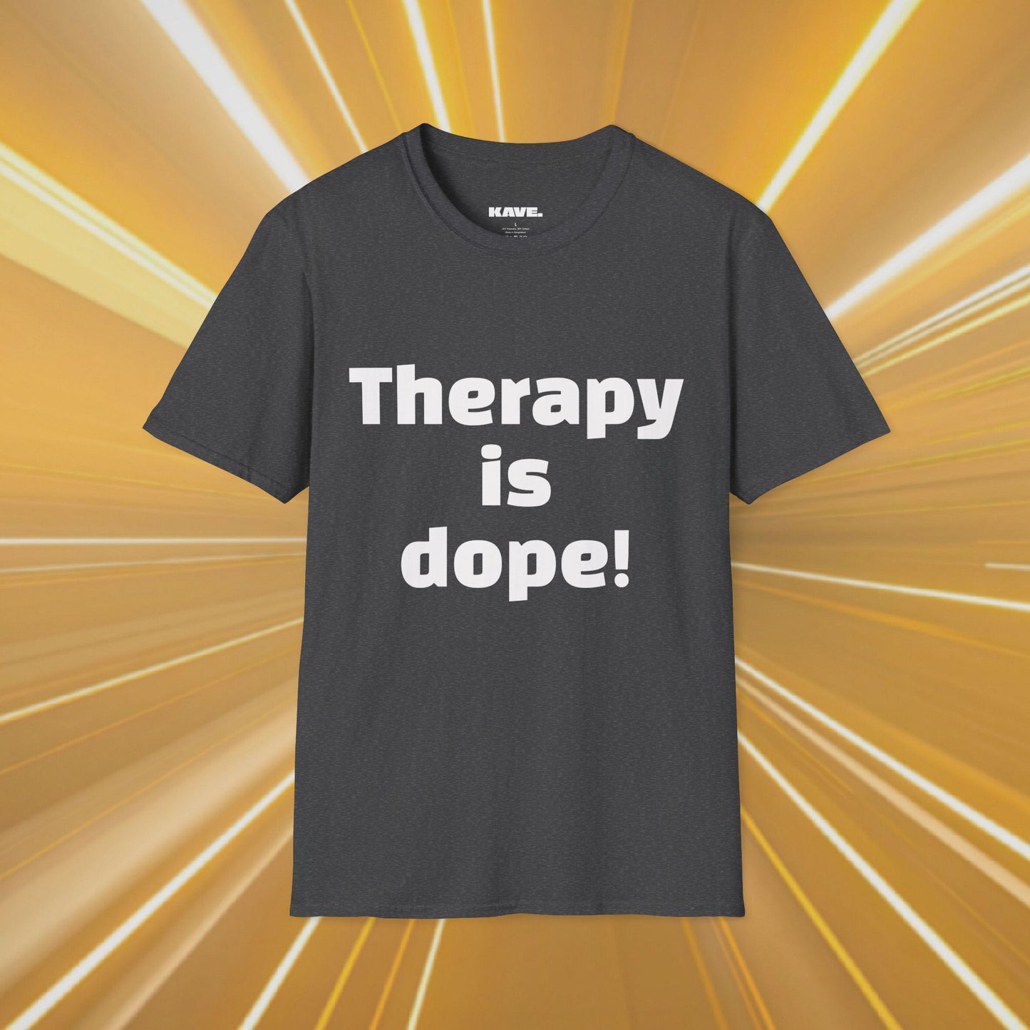 Therapy Is Dope T-Shirt —  Mental Health Awareness Tee