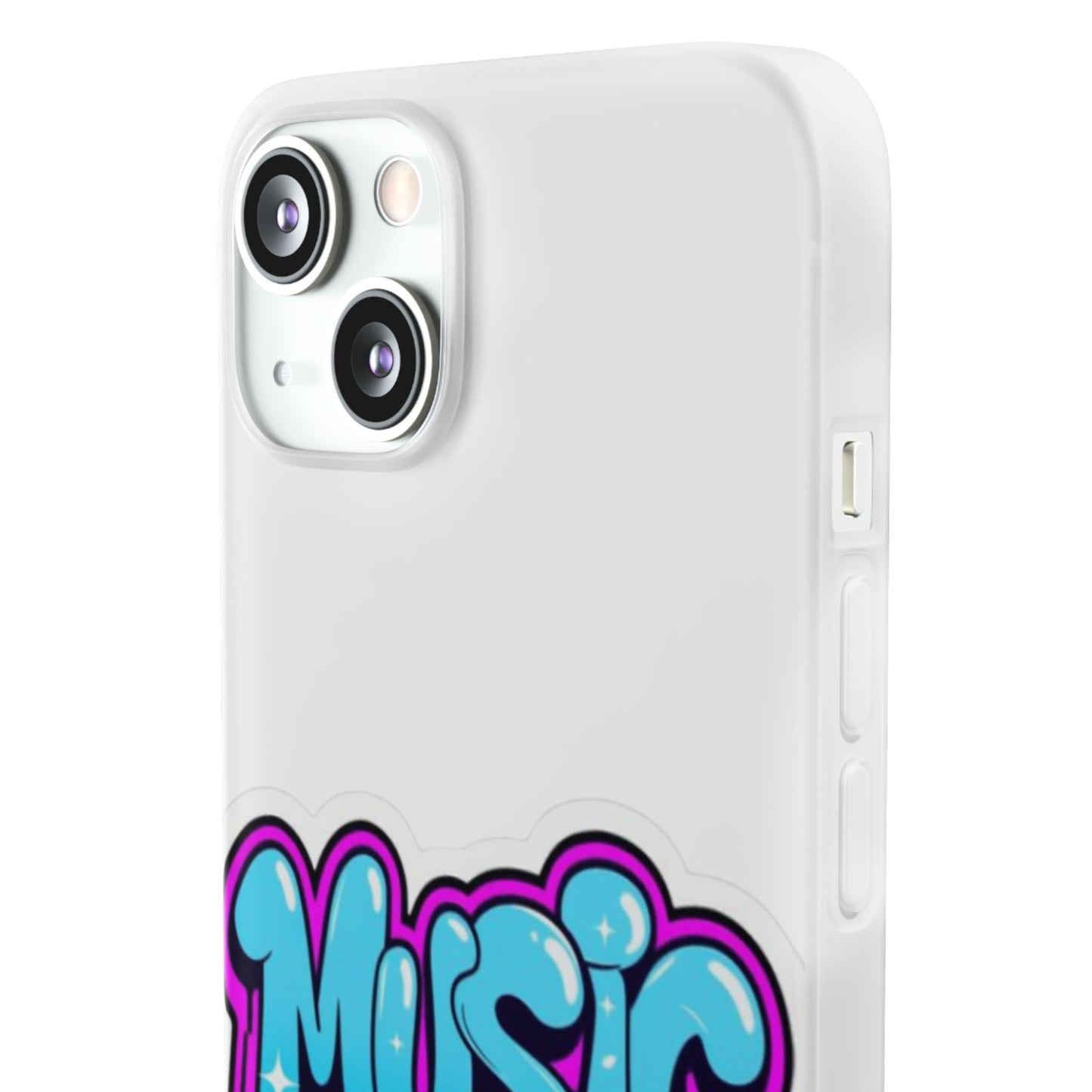 Music Graffiti Phone Case — Trendy Flexible Protective Cover