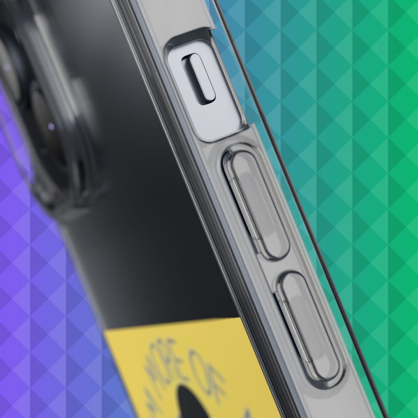 Clear Phone Case — "I'm More of an Indoor Kid" Cartoon Design