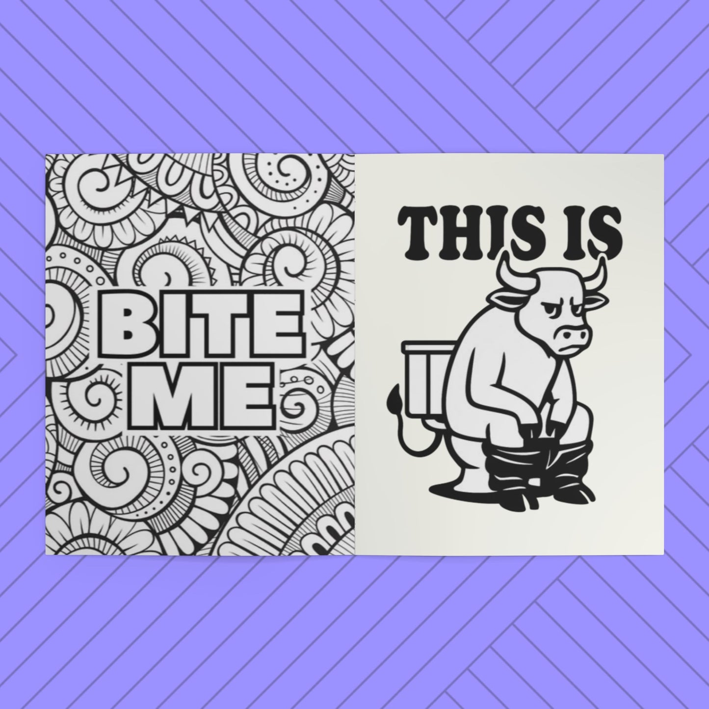 Adult Coloring Book — Shades of Sarcasm: ‘Humans Are So Stupid’ Funny Dark Humor Coloring Book