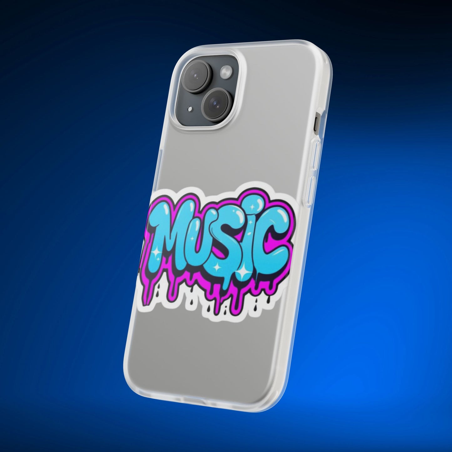 Music Graffiti Phone Case — Trendy Flexible Protective Cover
