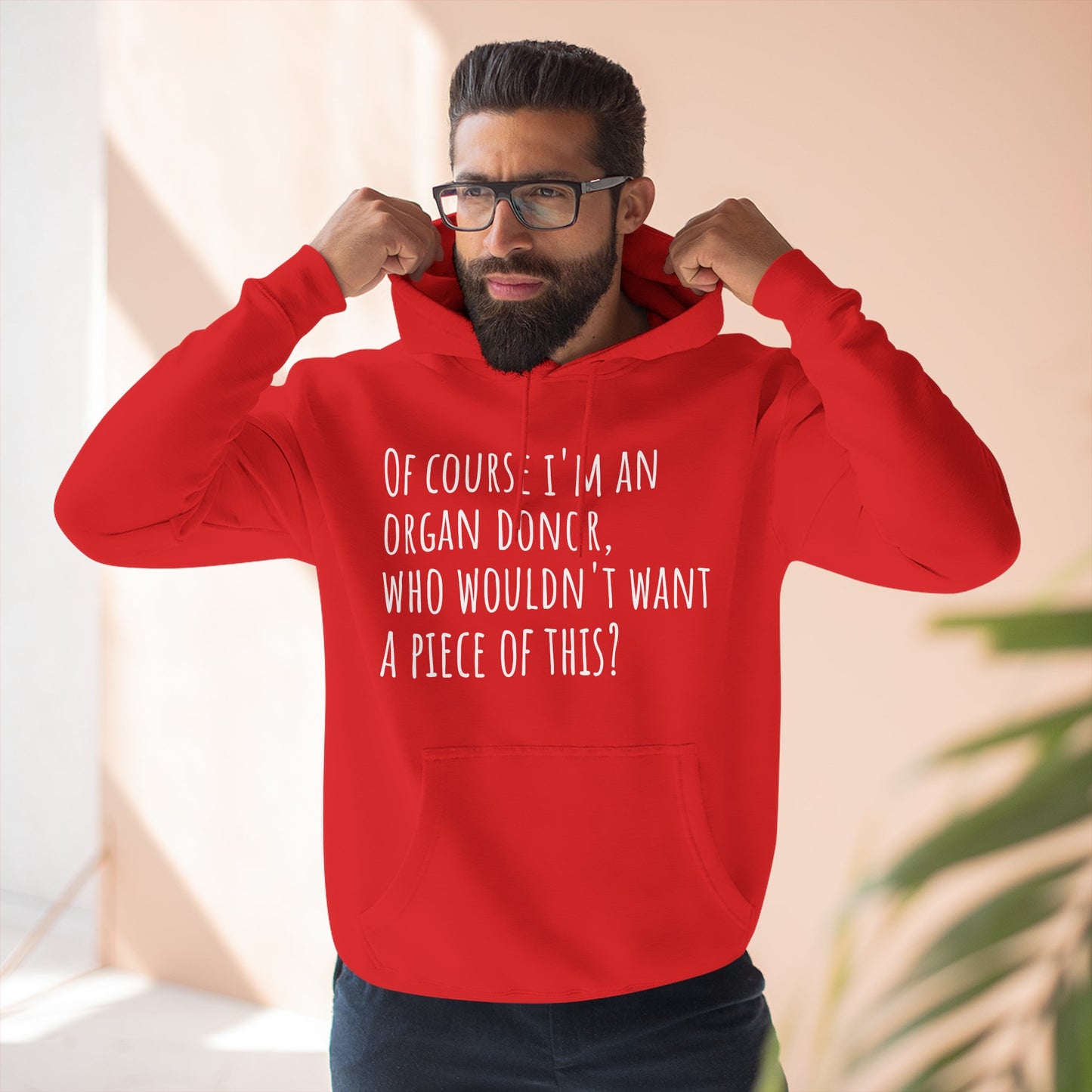 Organ Donor Fleece Hoodie - Funny Gift for Medical Professionals, Casual Wear, Unique Sweatshirt for Fundraisers, Healthcare Apparel