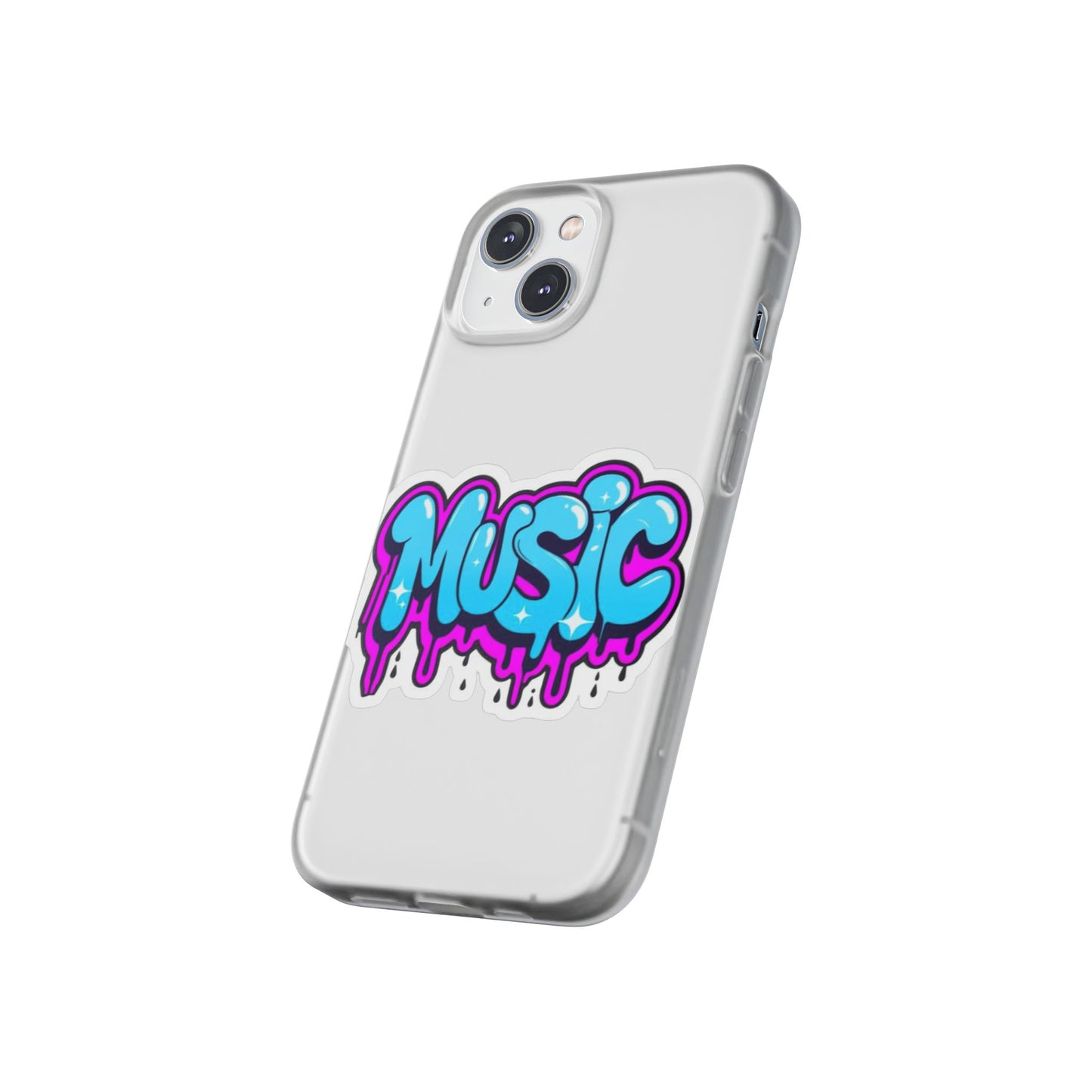 Music Graffiti Phone Case — Trendy Flexible Protective Cover