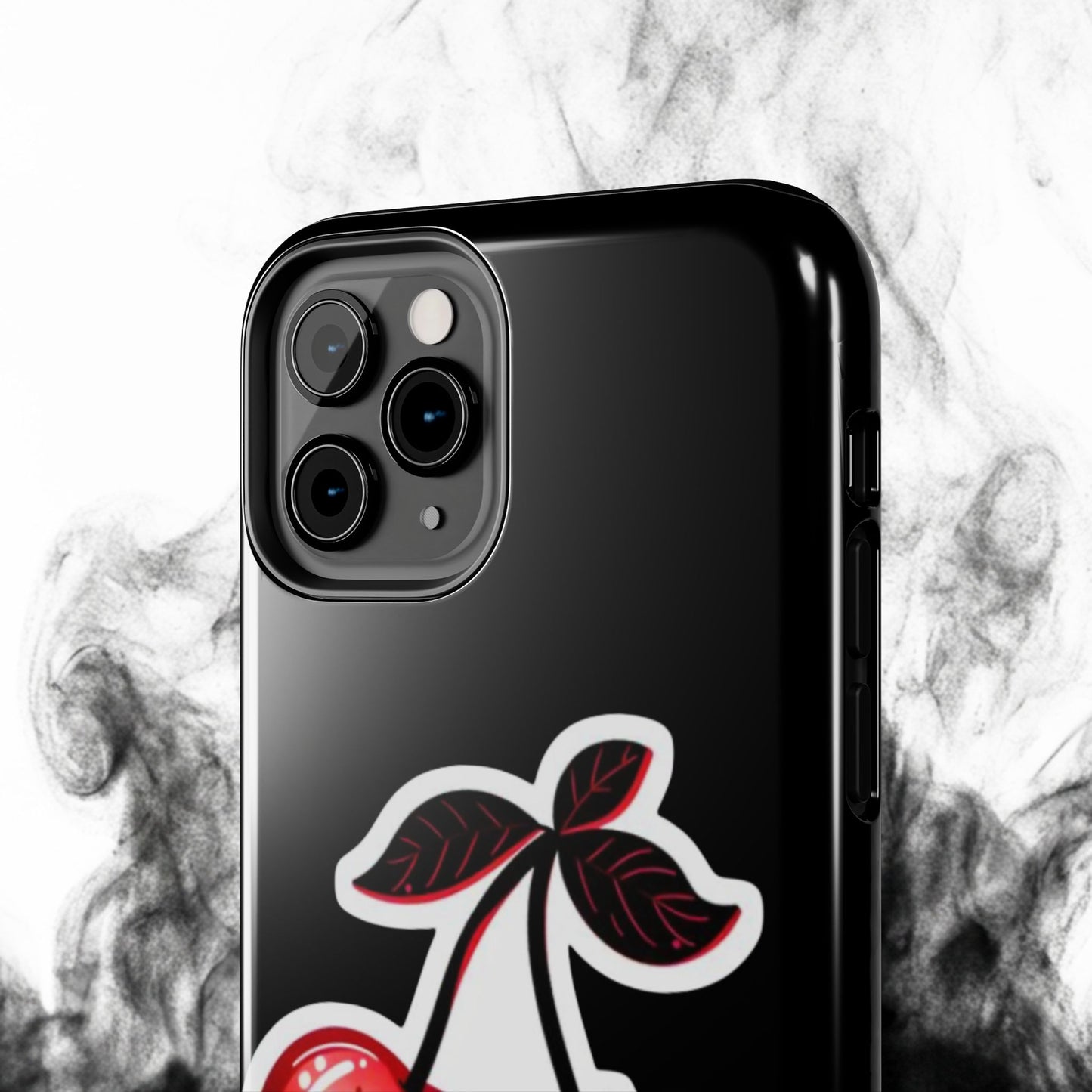 Tough Phone Case — Dripping Skull Cherries Graphic