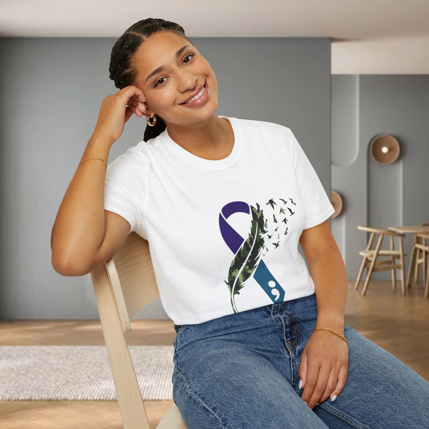 Suicide Awareness Unisex Softstyle T-Shirt (women)