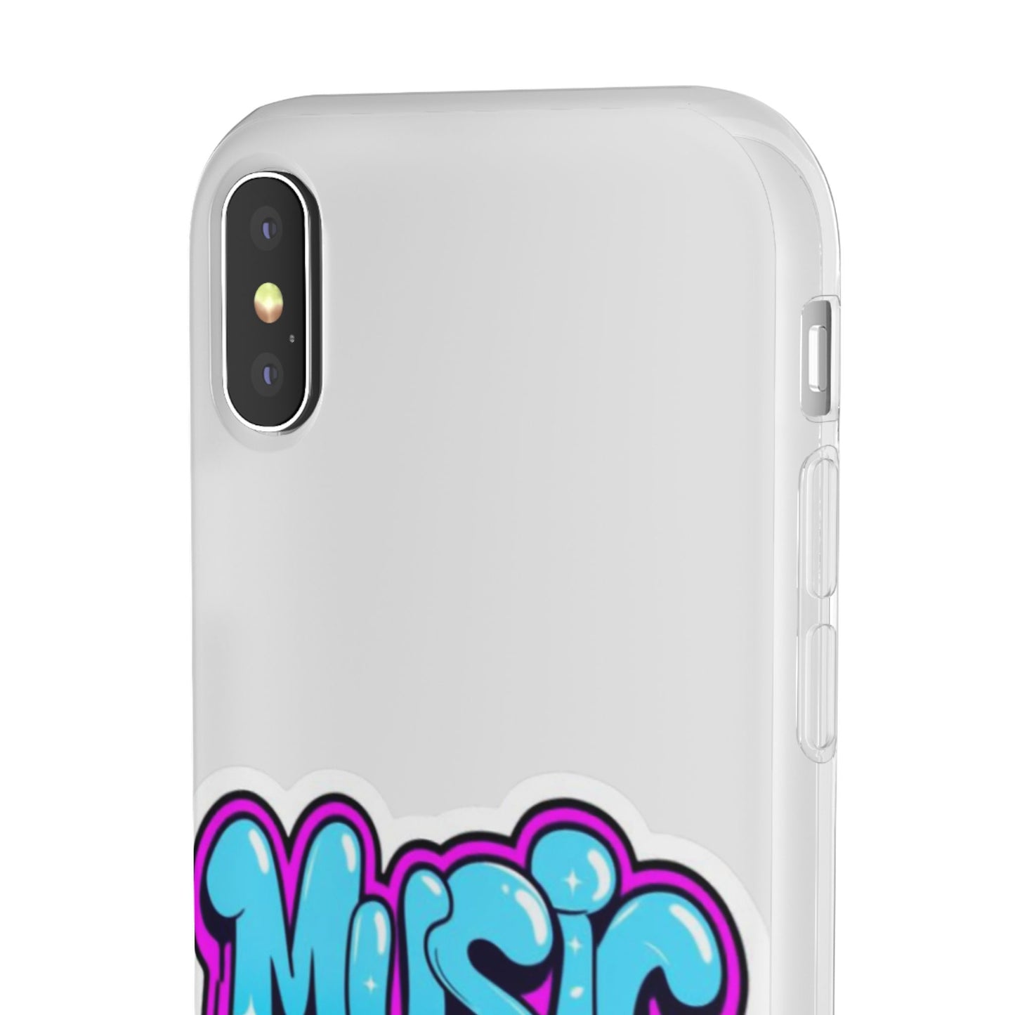 Music Graffiti Phone Case — Trendy Flexible Protective Cover