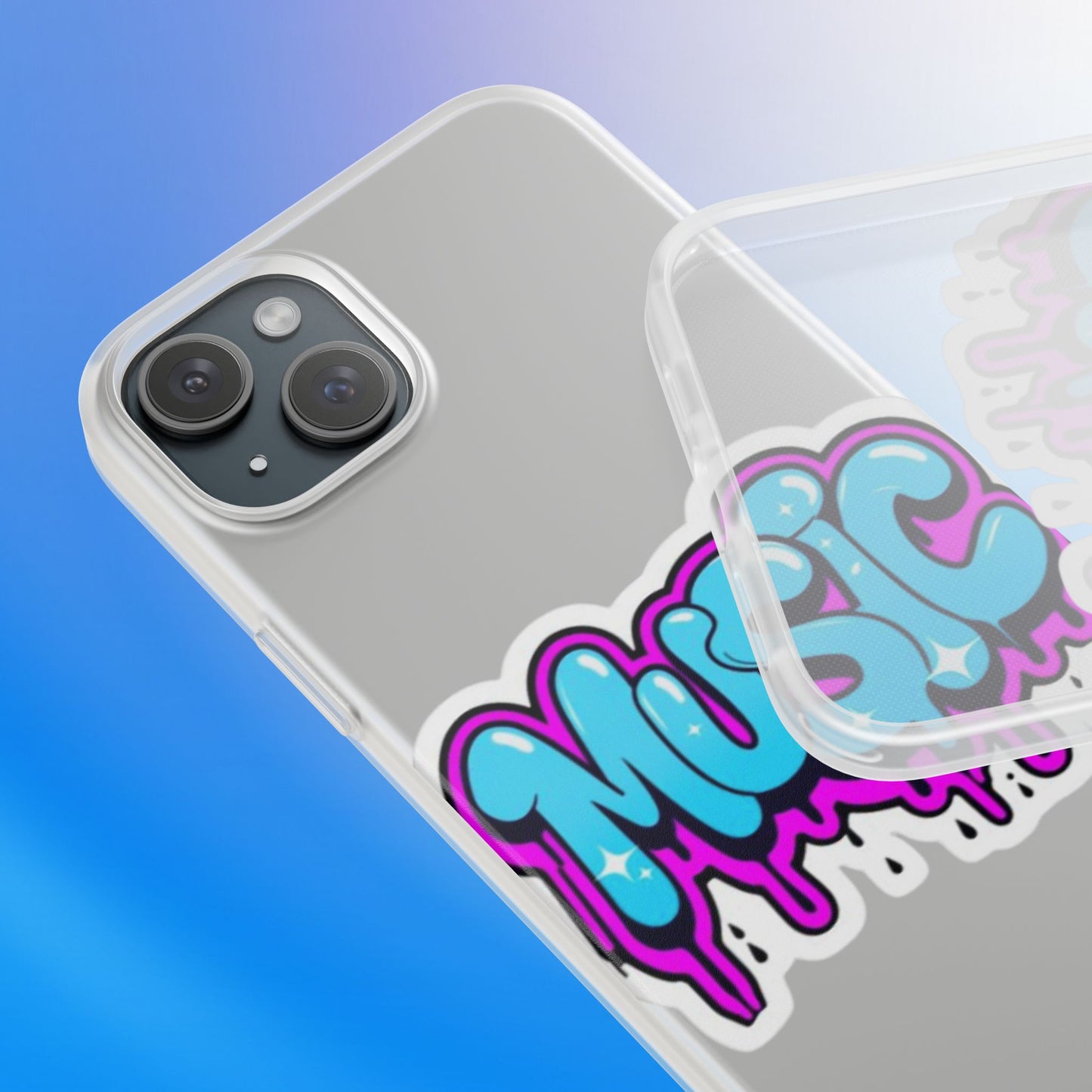 Music Graffiti Phone Case — Trendy Flexible Protective Cover