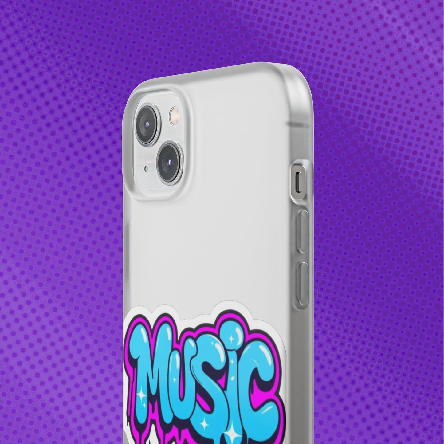 Music Graffiti Phone Case — Trendy Flexible Protective Cover