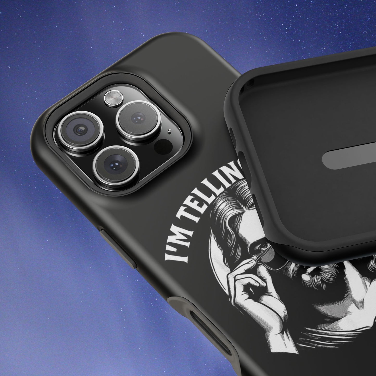 Phone Case — “I’m Telling Dad” Retro Jesus Graphic Impact-Resistant Case