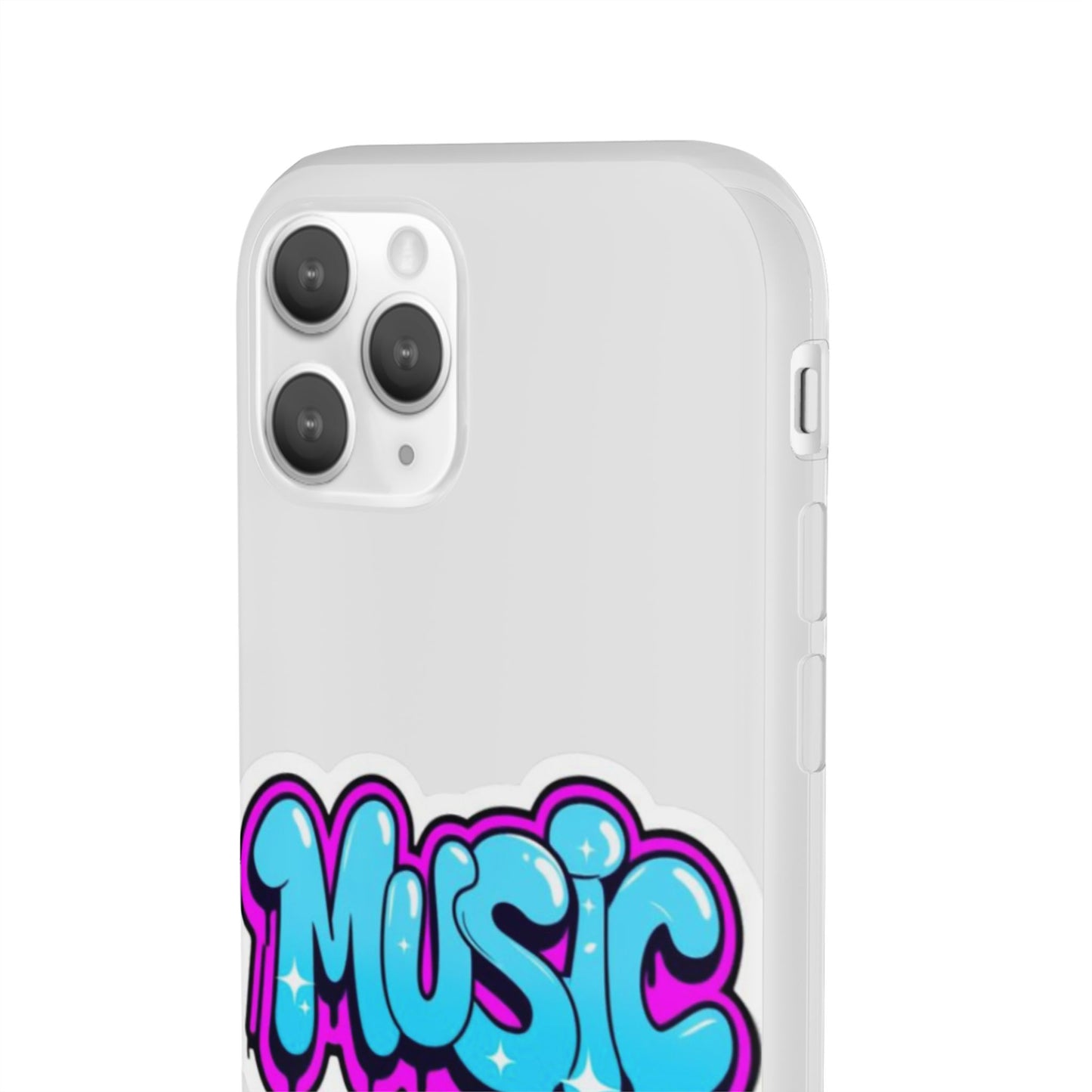 Music Graffiti Phone Case — Trendy Flexible Protective Cover