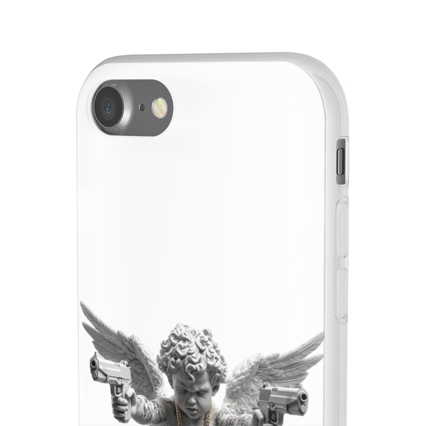 Cherub with Guns Phone Case — Edgy Angel iPhone Case
