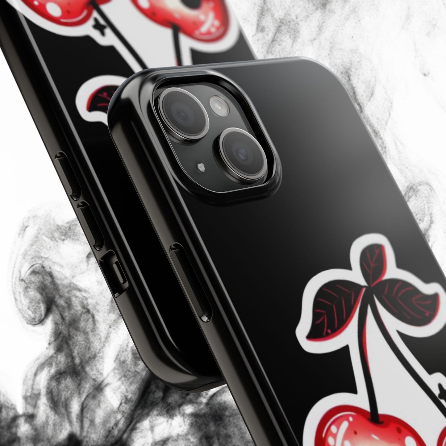 Tough Phone Case — Dripping Skull Cherries Graphic