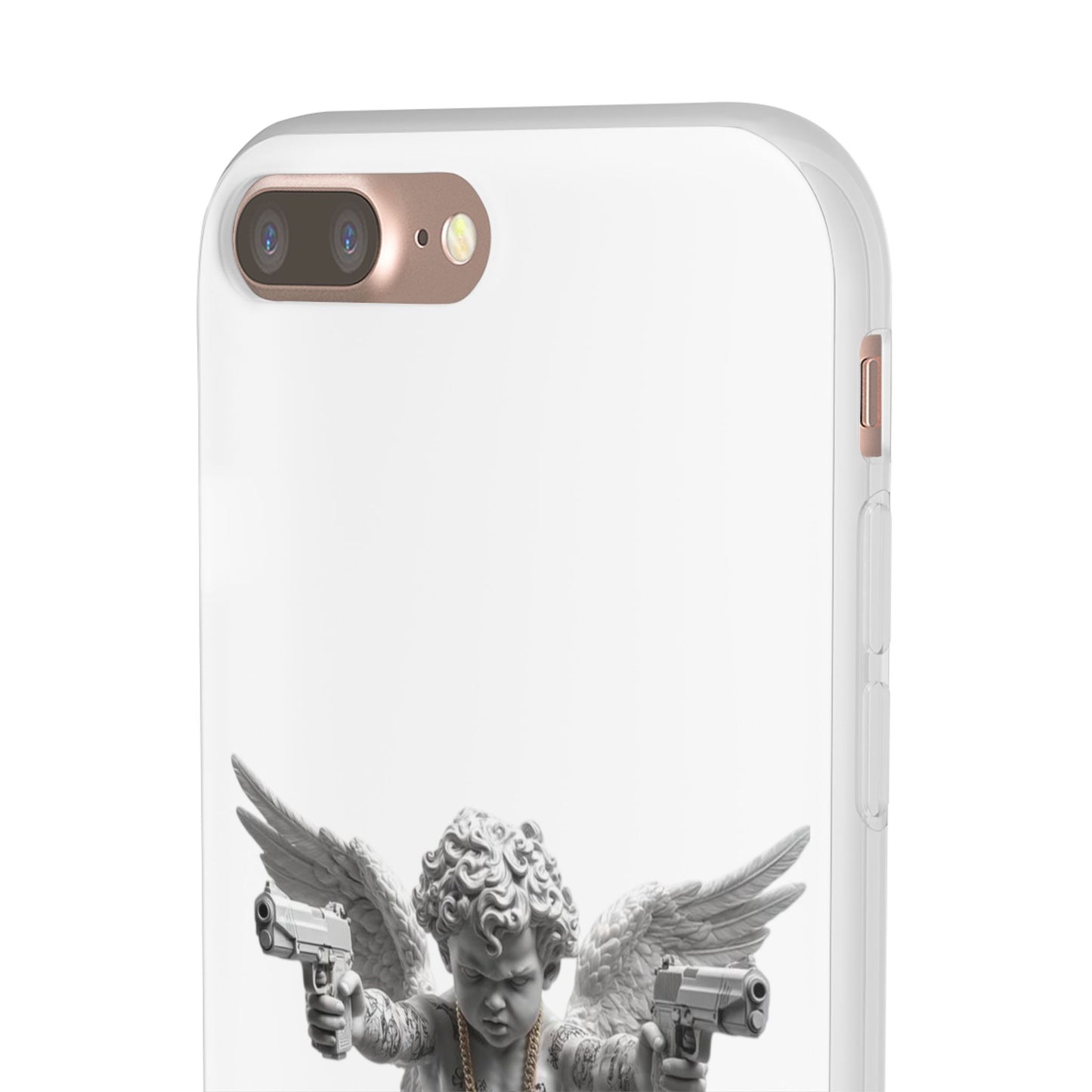 Cherub with Guns Phone Case — Edgy Angel iPhone Case