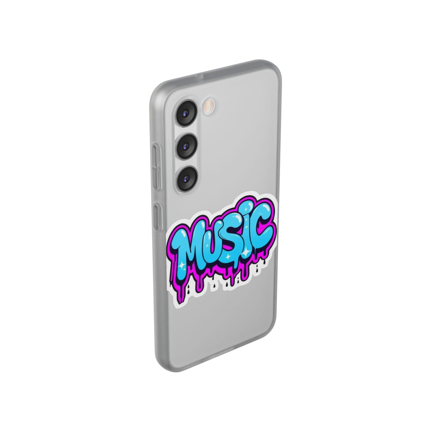 Music Graffiti Phone Case — Trendy Flexible Protective Cover