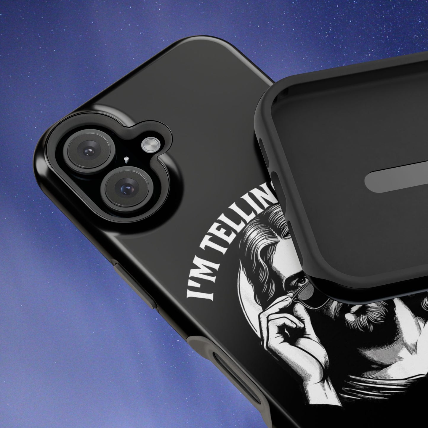 Phone Case — “I’m Telling Dad” Retro Jesus Graphic Impact-Resistant Case