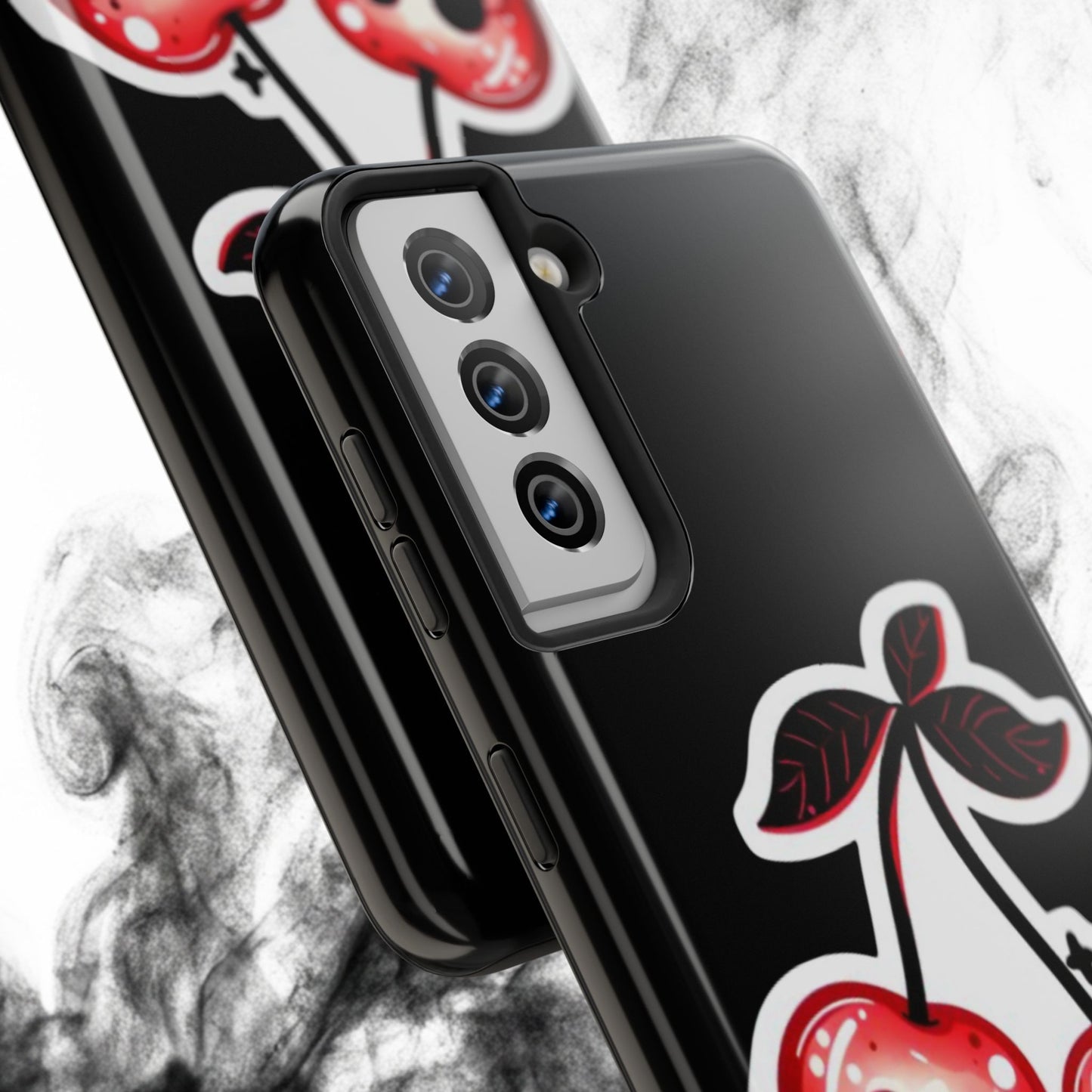 Tough Phone Case — Dripping Skull Cherries Graphic
