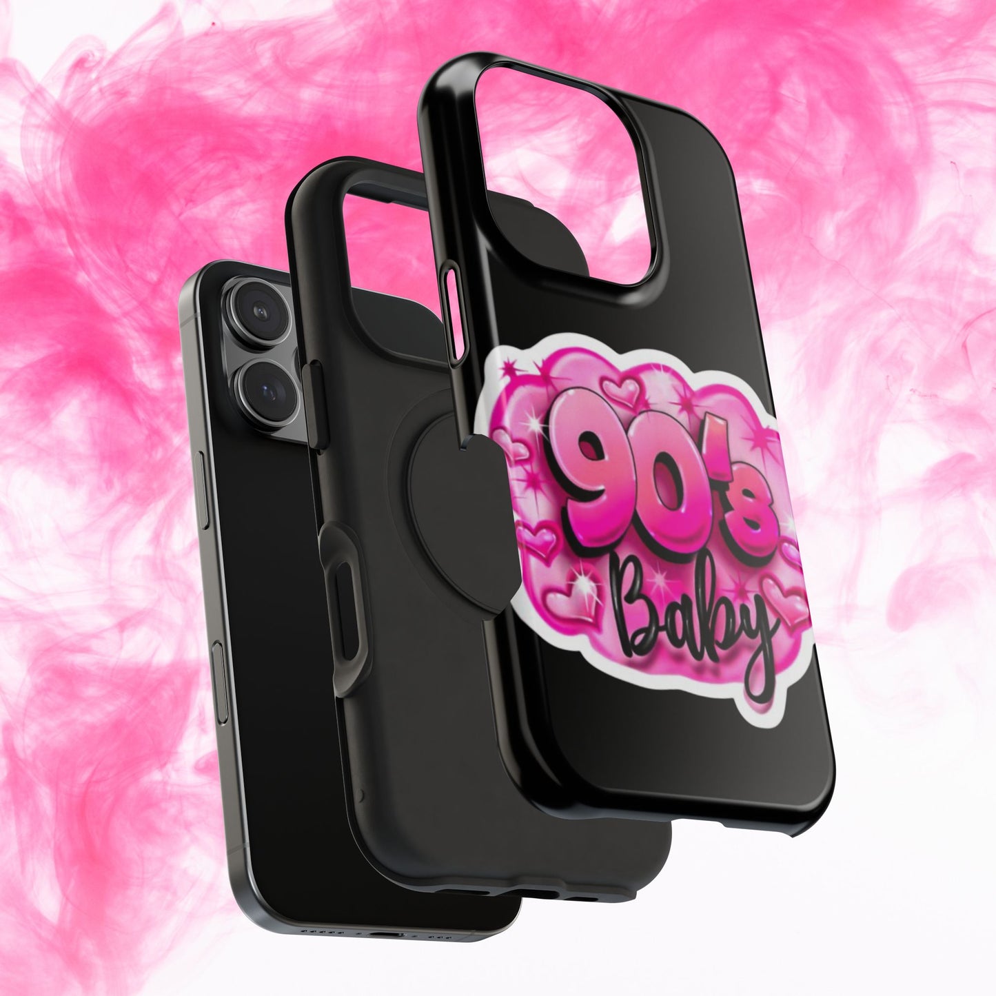 Impact-Resistant Case — "90's Baby" Pink Retro Graphic