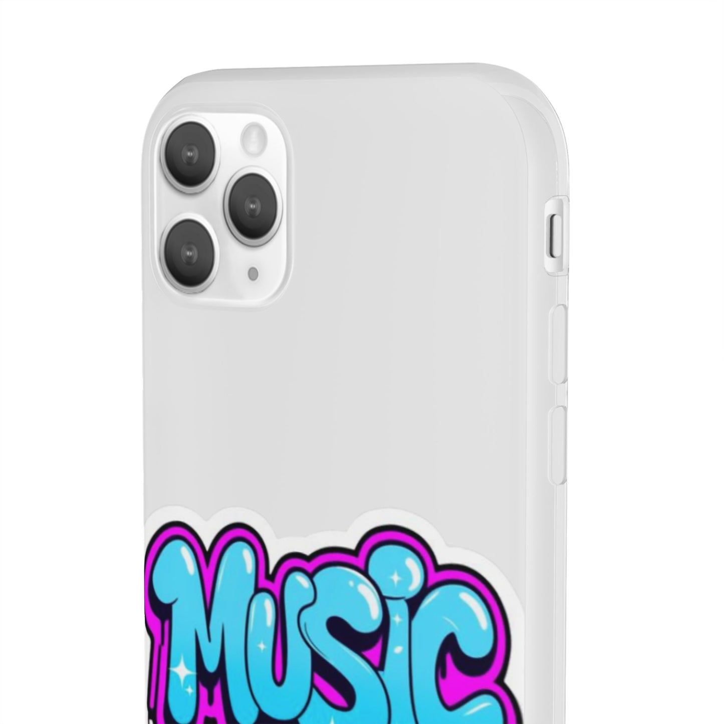 Music Graffiti Phone Case — Trendy Flexible Protective Cover