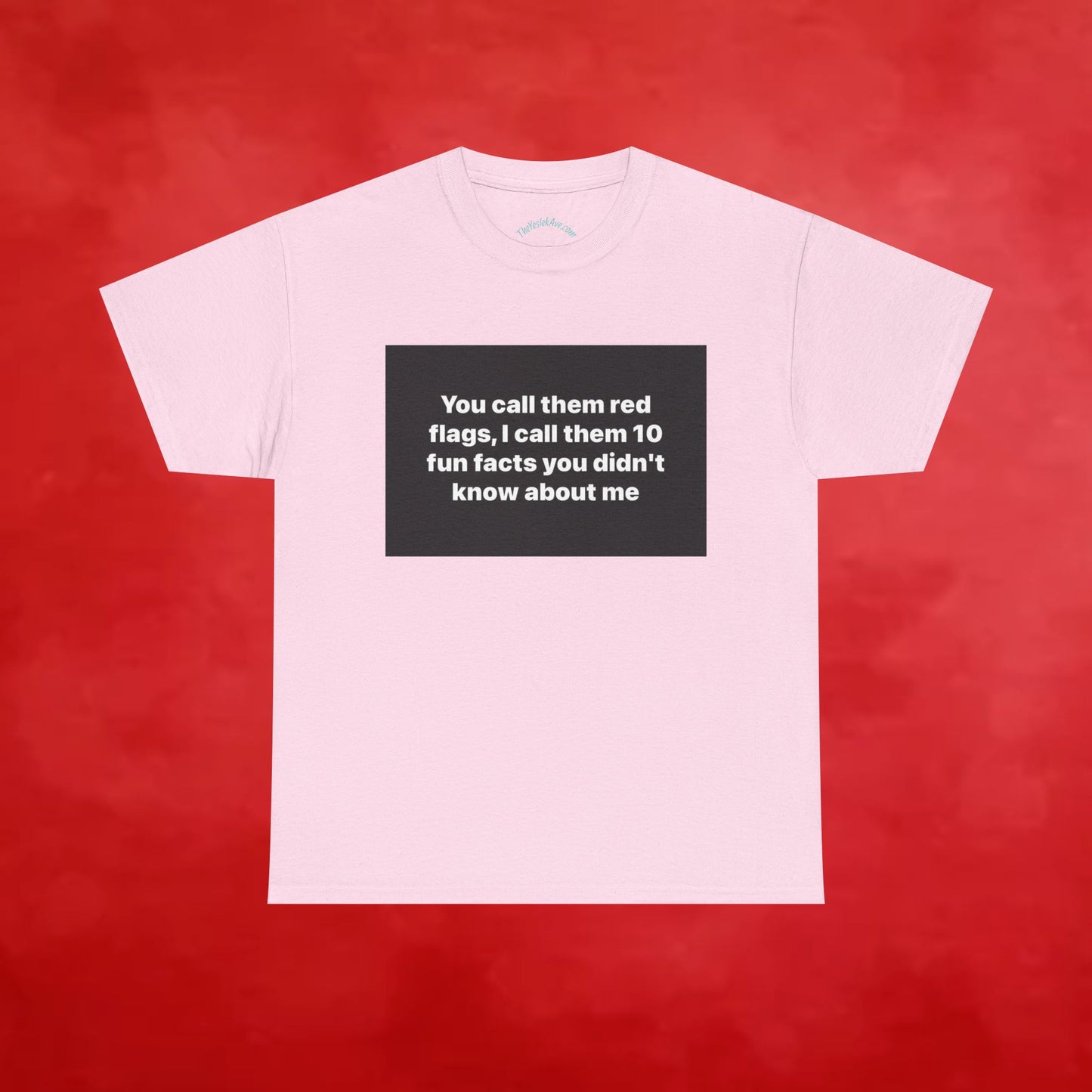 Graphic Tee — "You Call Them Red Flags, I Call Them 10 Fun Facts You Didn’t Know About Me"