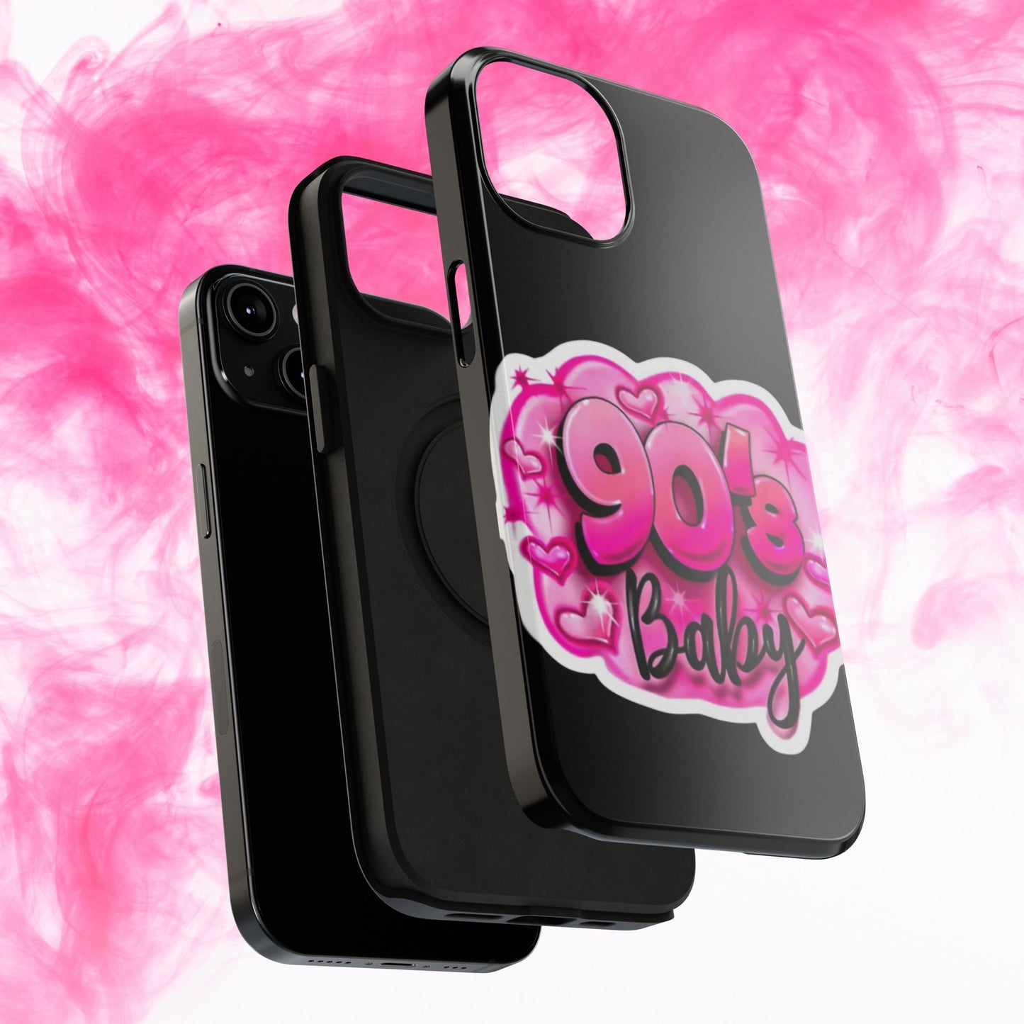 Impact-Resistant Case — "90's Baby" Pink Retro Graphic